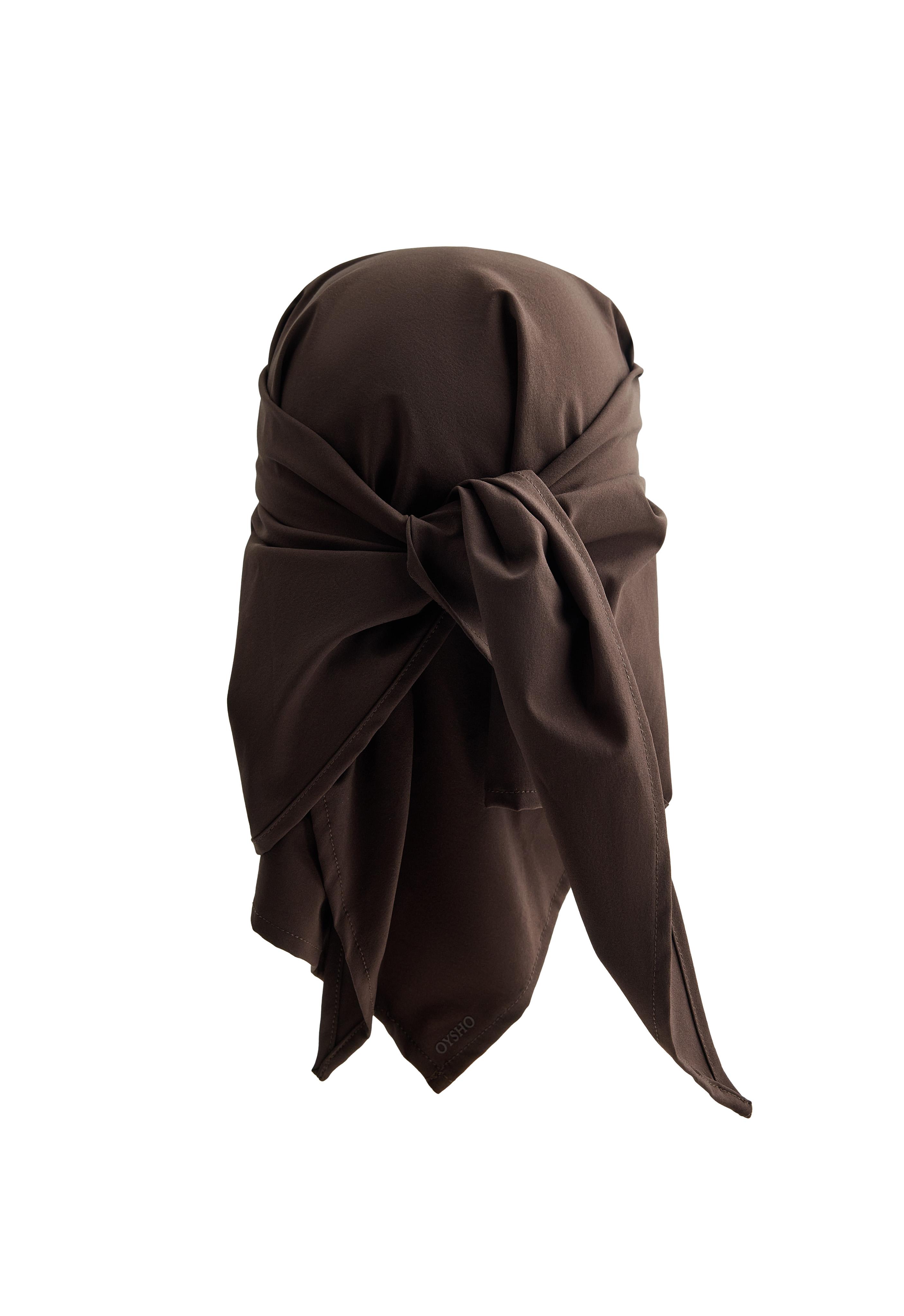 Lightweight knotted visor — BROWN