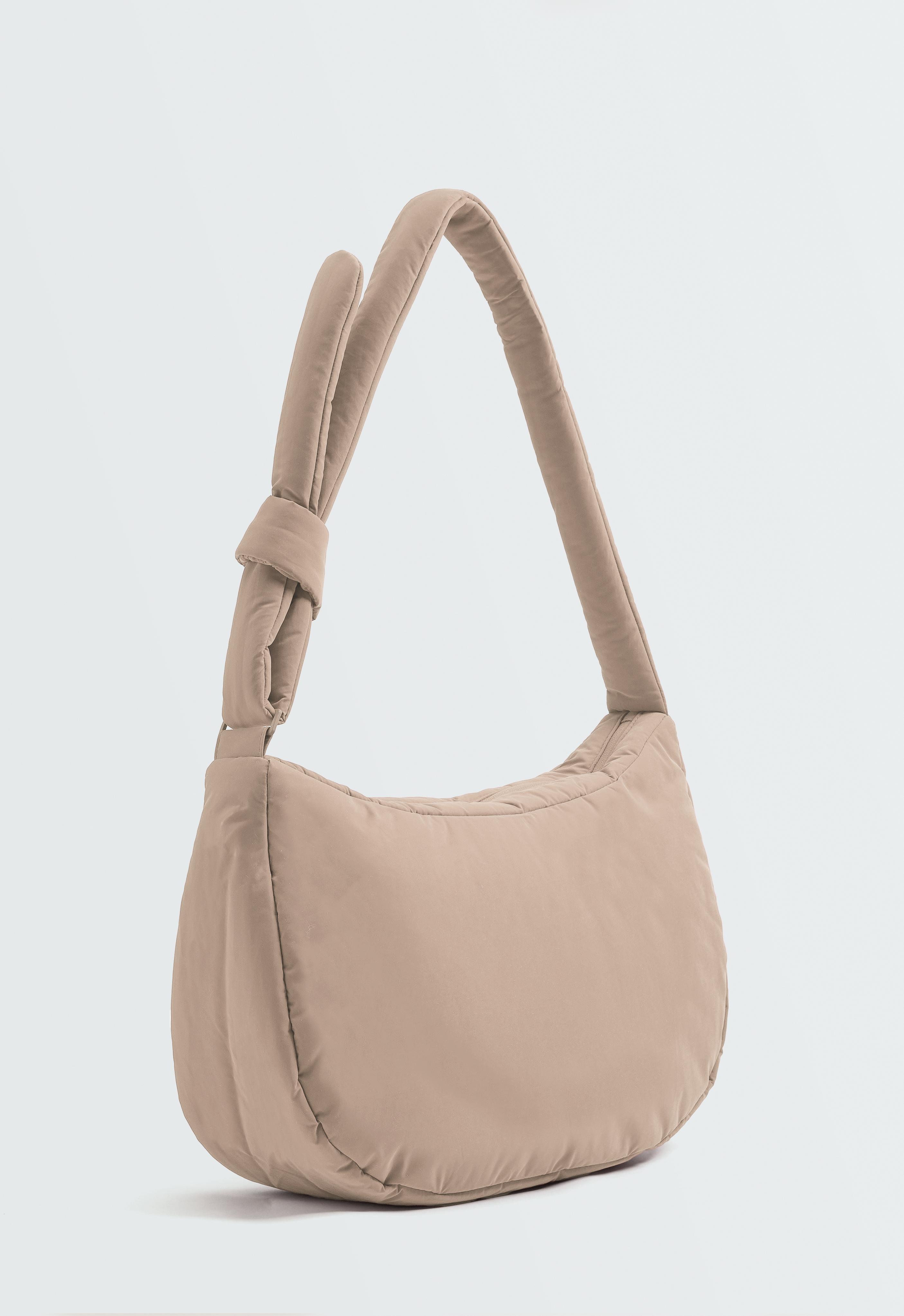 Knotted crossbody bag — MINK