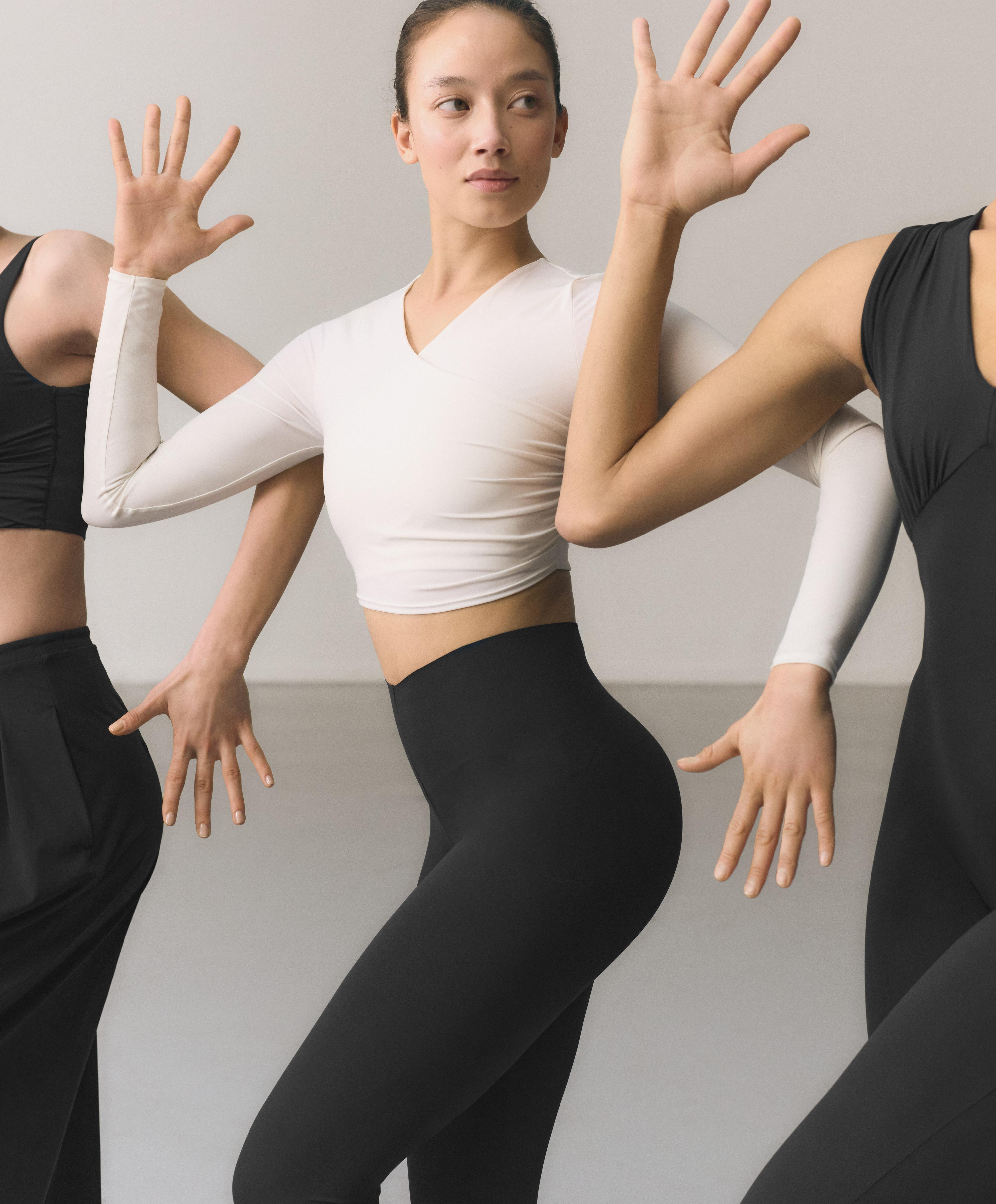 Light Touch long-sleeved T-shirt — PALE ECRU