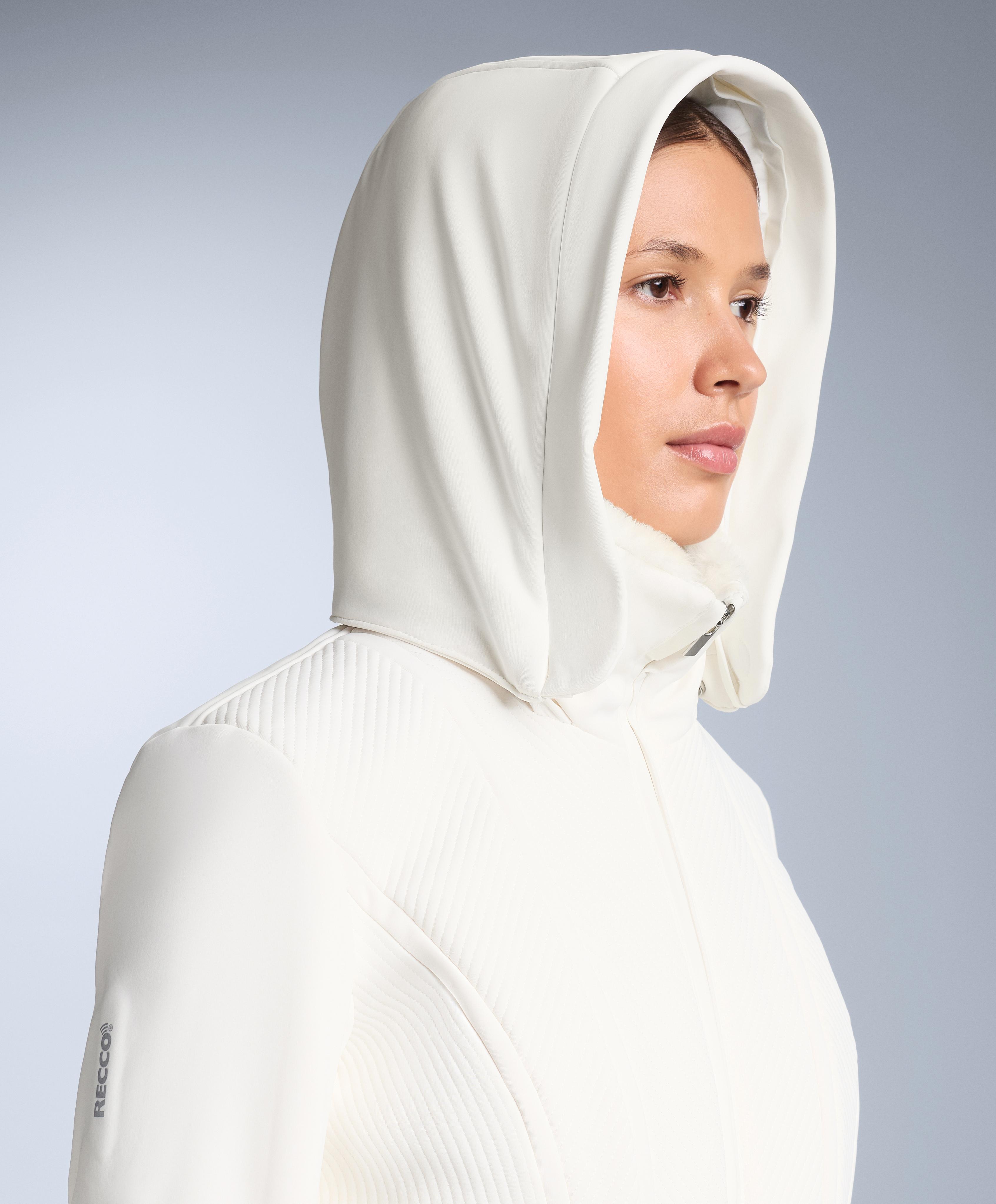 Primaloft® SKI water-resistant super-fitted jacket — WHITE