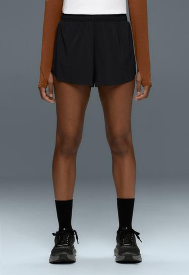 6cm low-rise technical shorts — BLACK 3