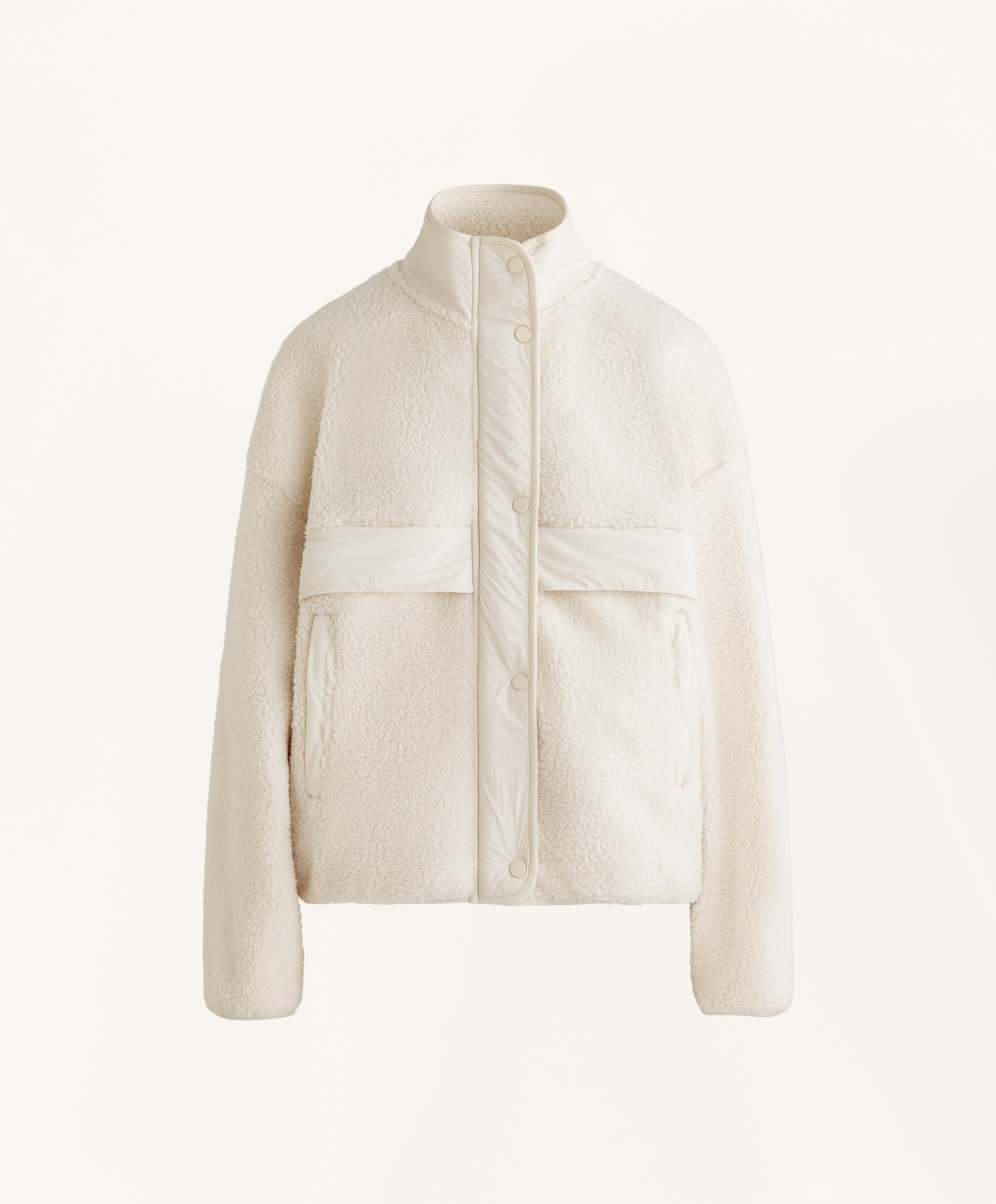 Light faux-shearling bomber jacket | OYSHO United States