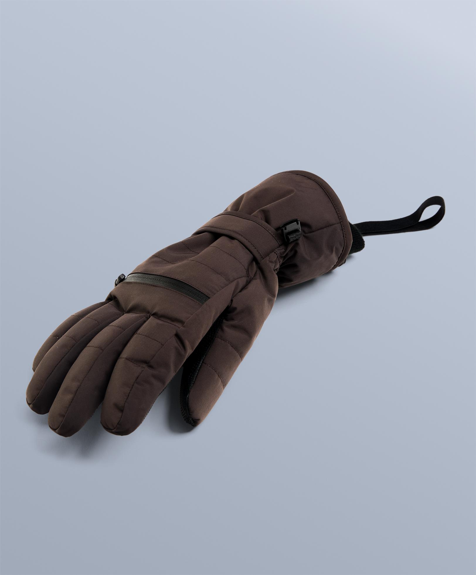 Technical SKI Primaloft® Gloves — BROWN