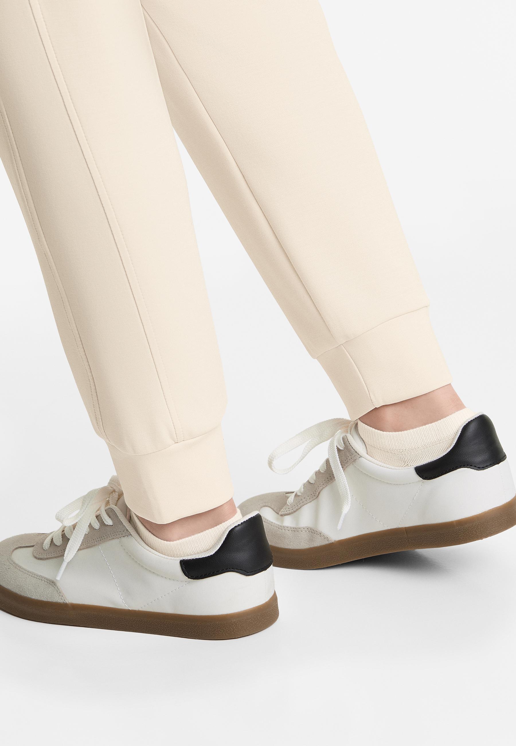 5 pairs of cotton blend sneaker socks — PALE ECRU
