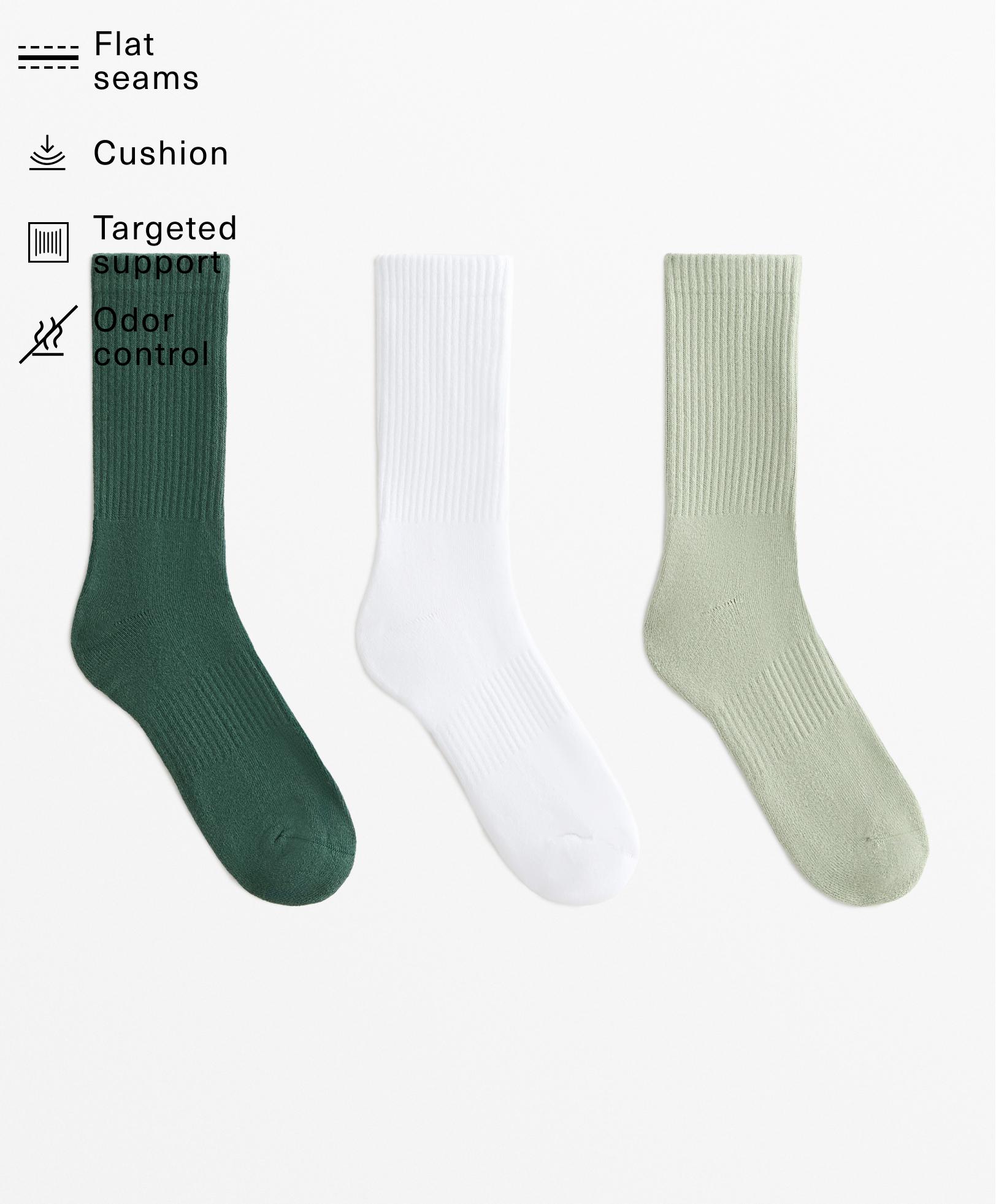 3 paires de chaussettes classic en mélange de coton 3 paires de chaussettes classic en mélange de coton