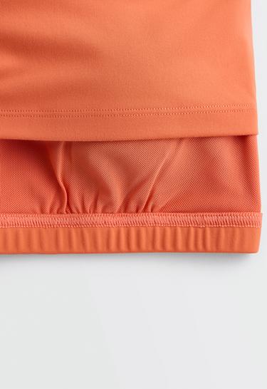 Comfortlux strap tank top with cups — WASHED ORANGE 11