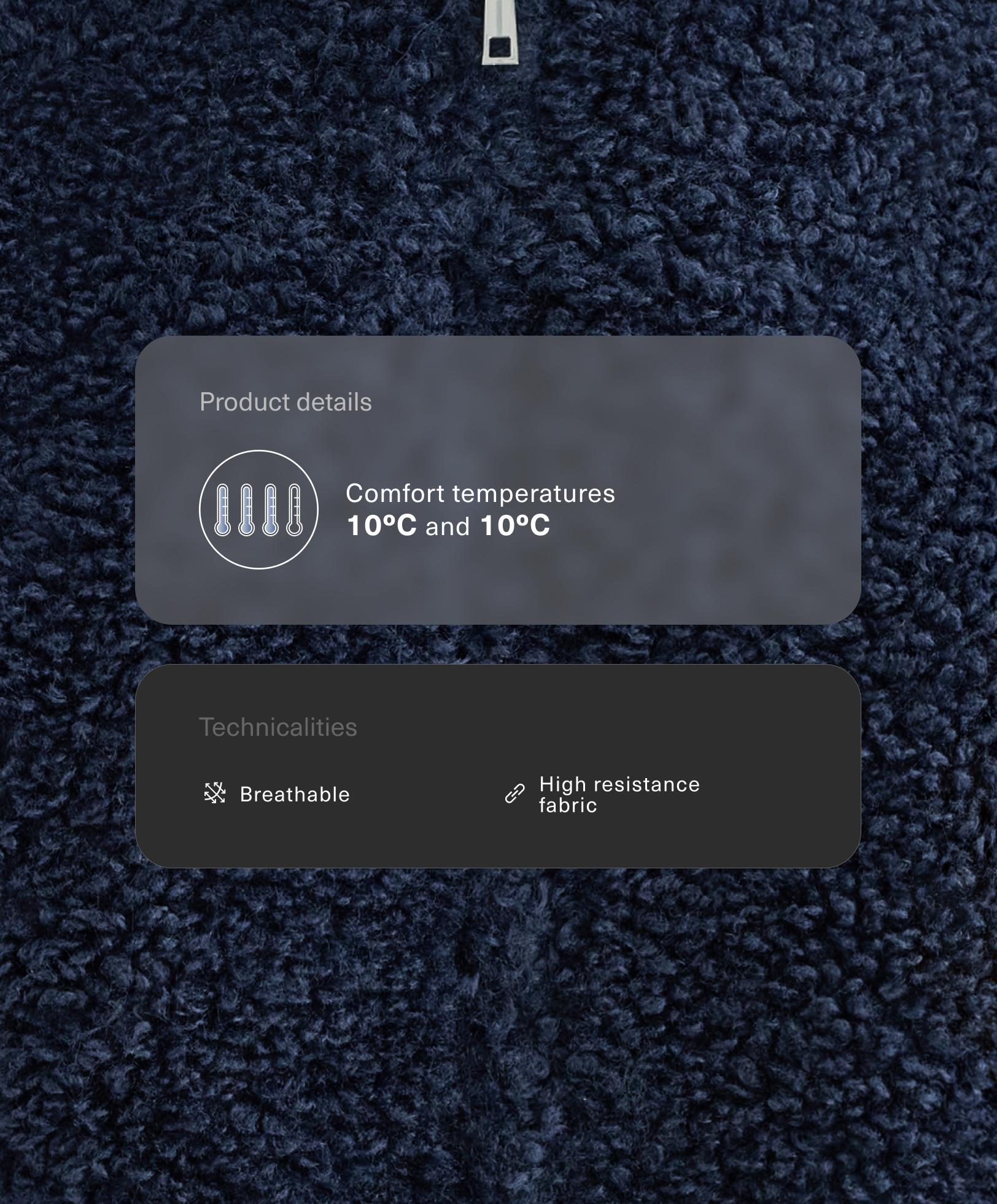 Куртка из искусственной овчины с текстурой - Распродажа