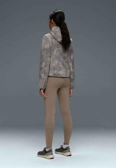 Printed boxy FELLEX® Volcanic technical padded jacket — CHARCOAL GREY 5