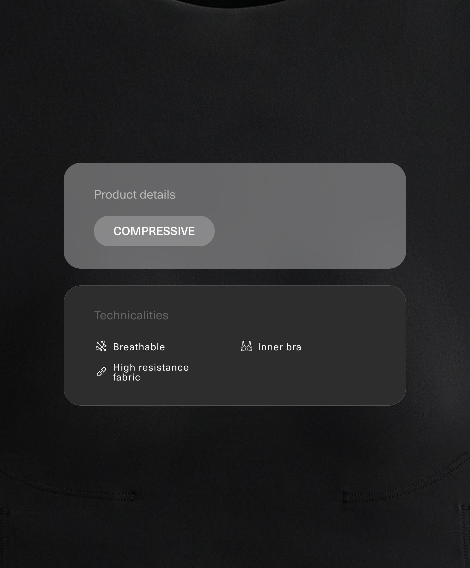 Tank top Compressive à manches courtes Tank top Compressive à manches courtes