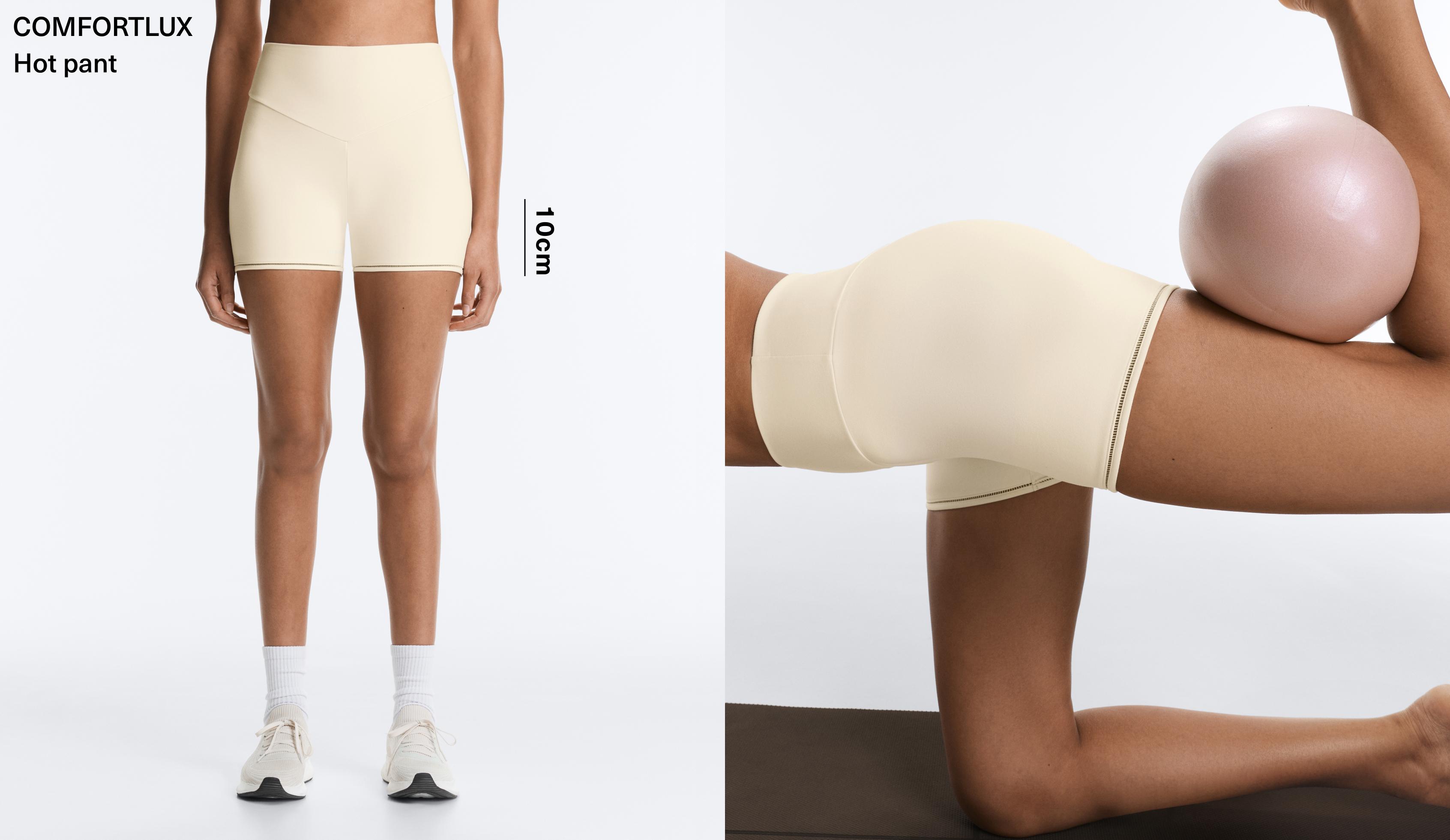 High rise Comfortlux 10 cm ajurlu hot pant