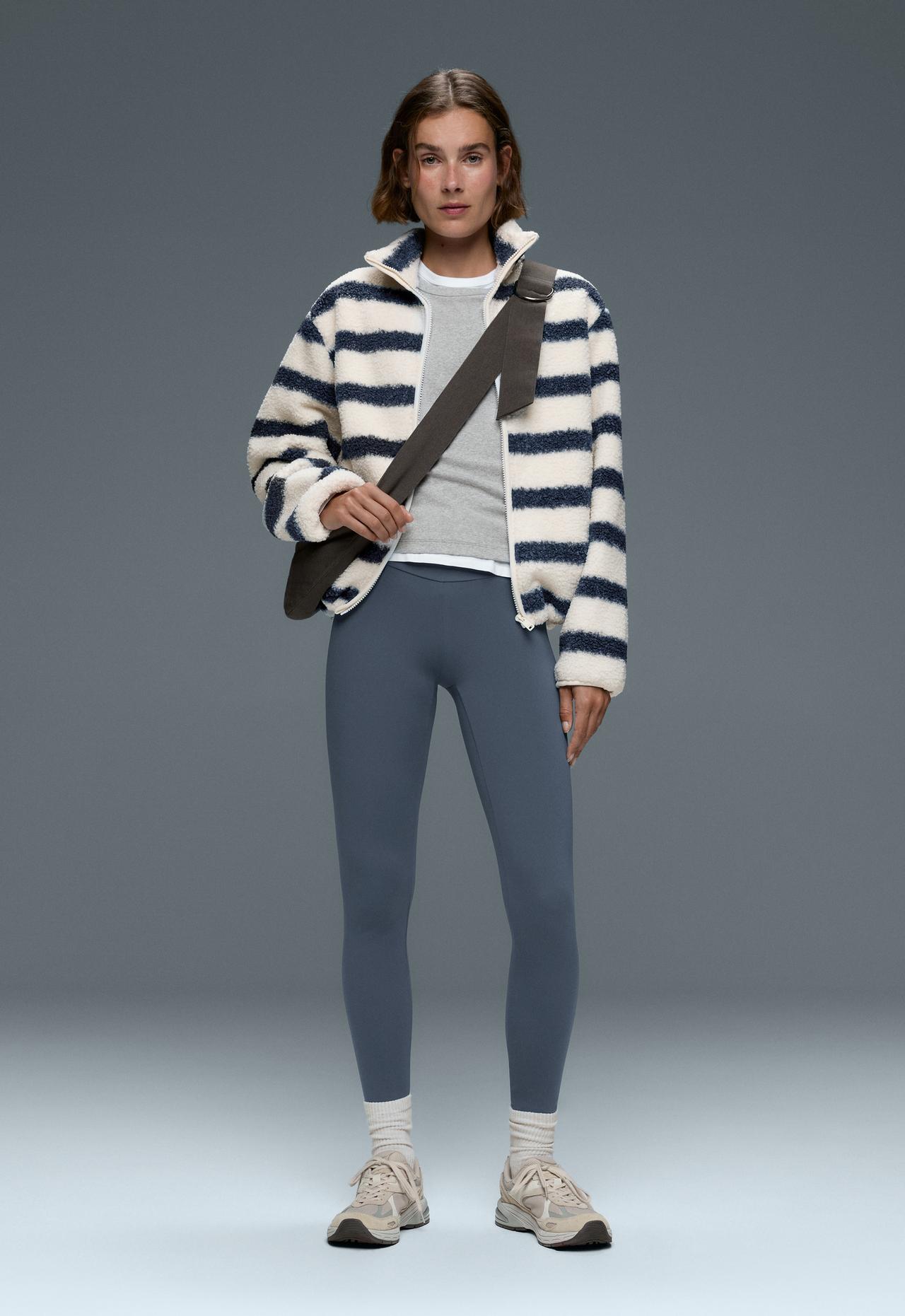 Ankle-length High rise Comfortlux leggings — DARK PETROL BLUE