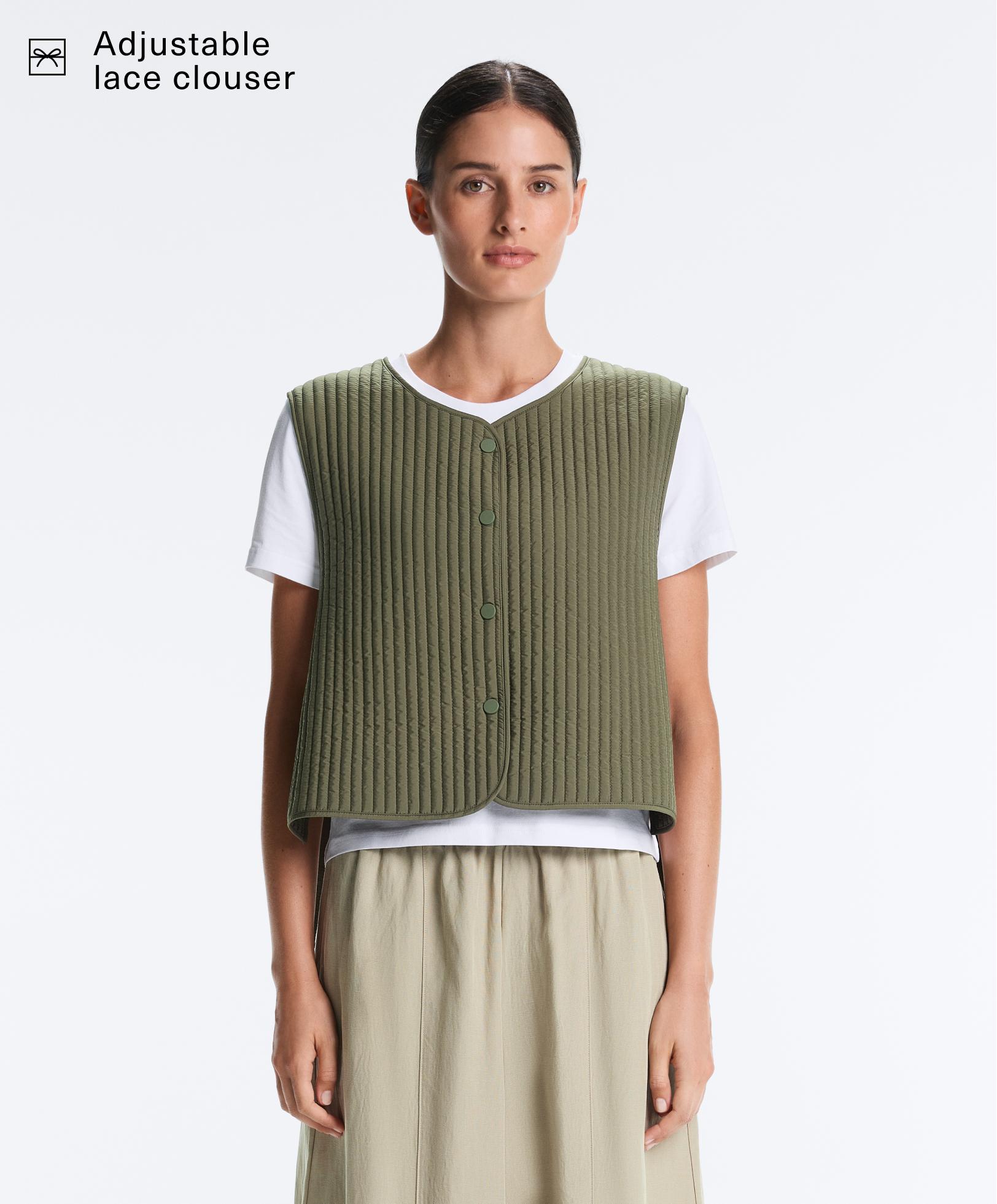 Gilet fin nylon matelassé