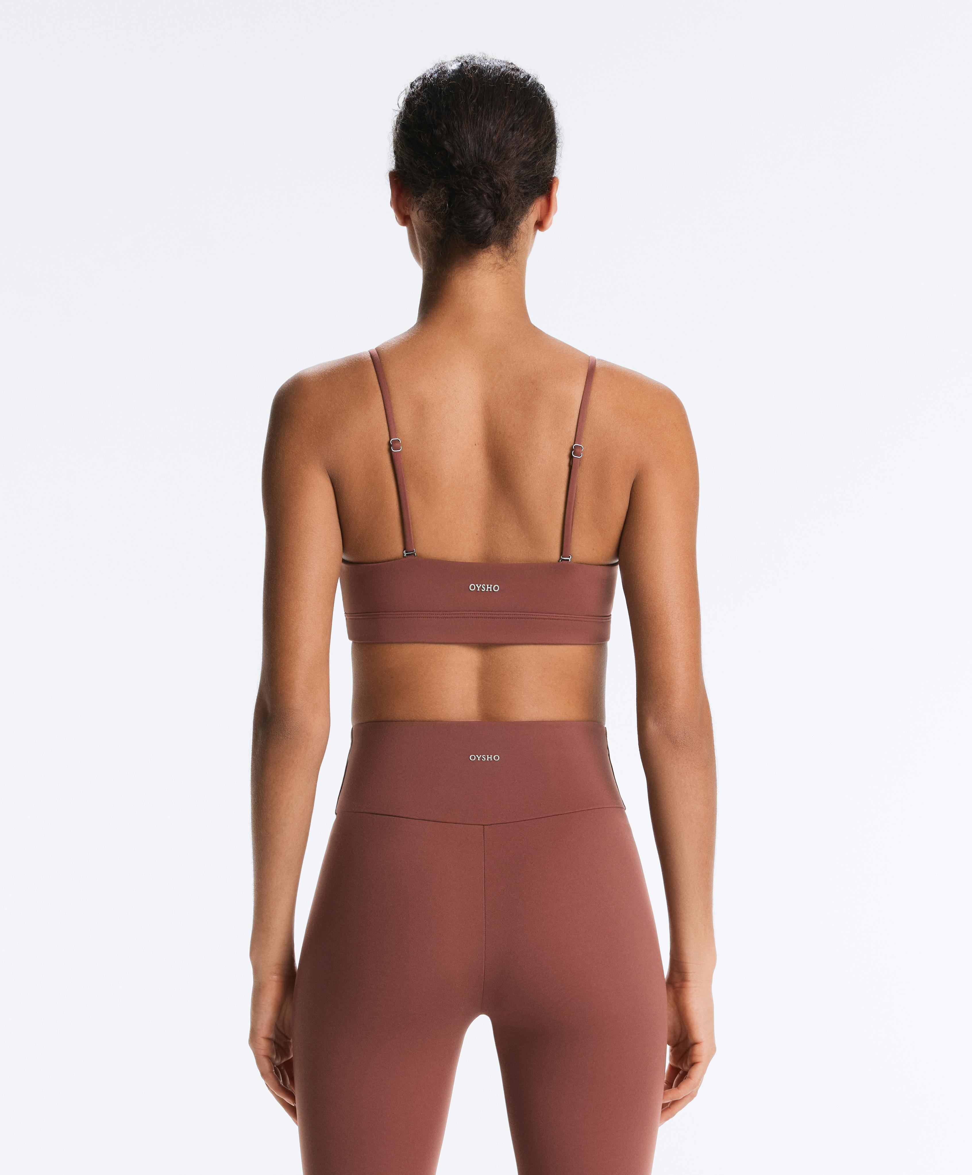 حمالة صدر رياضية Comfortlux بحمالات متصالبة، خفيفة التثبيت