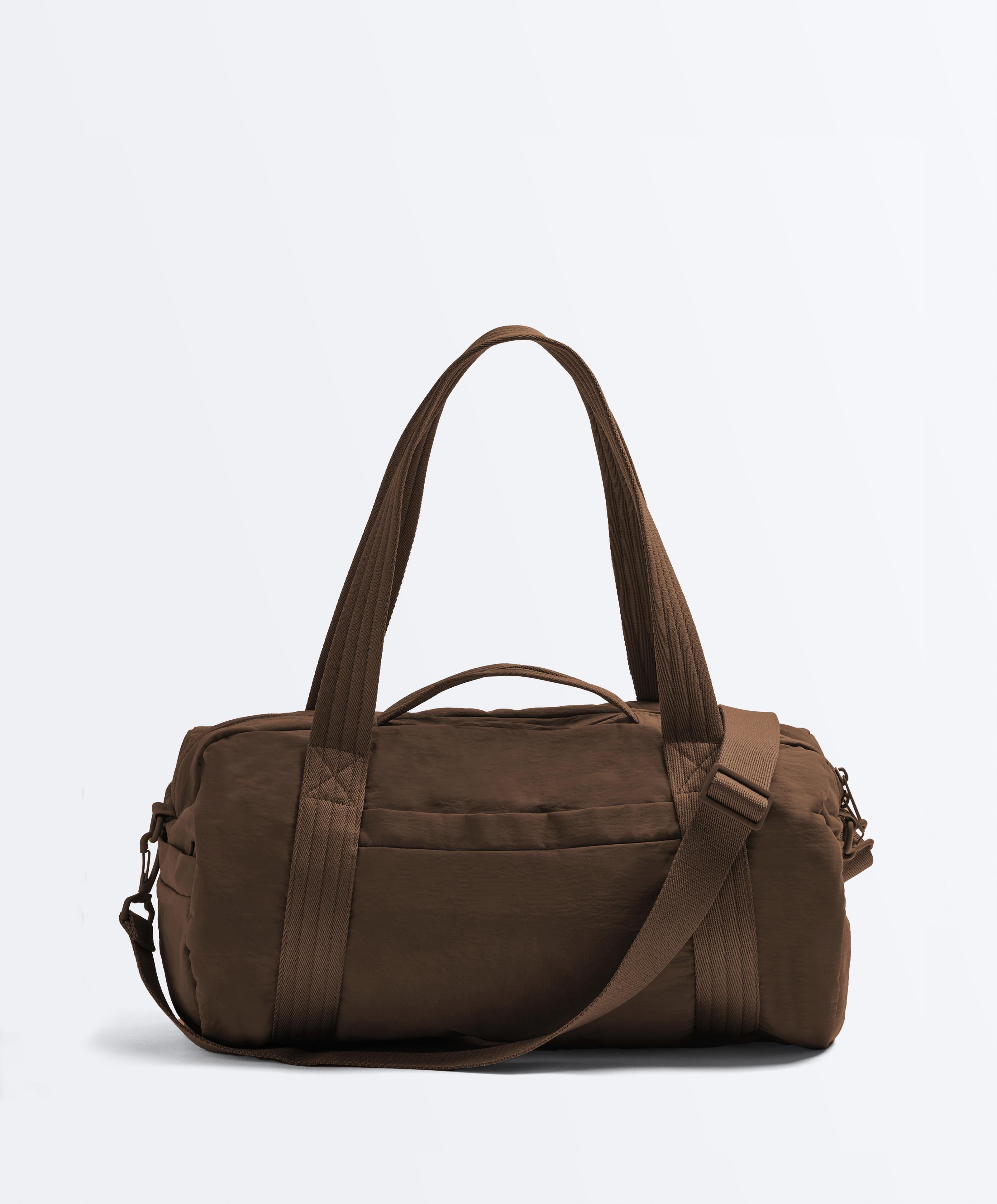 Bowling style sports bag — BROWN