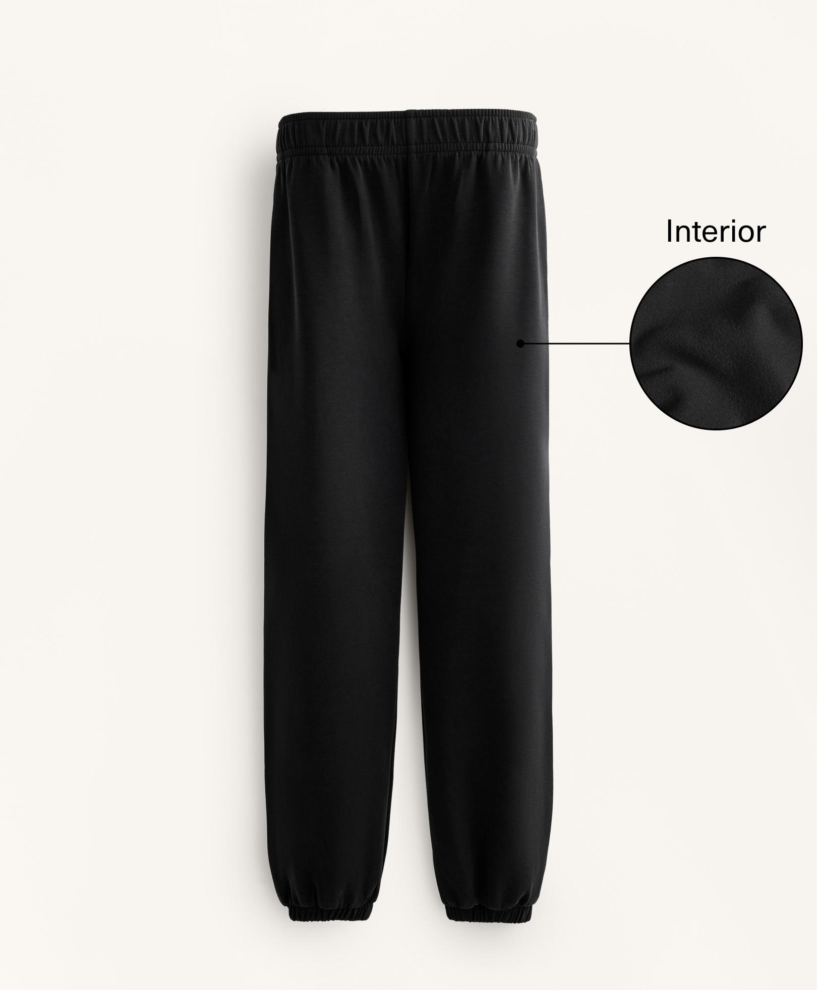 Brushed modal joggers