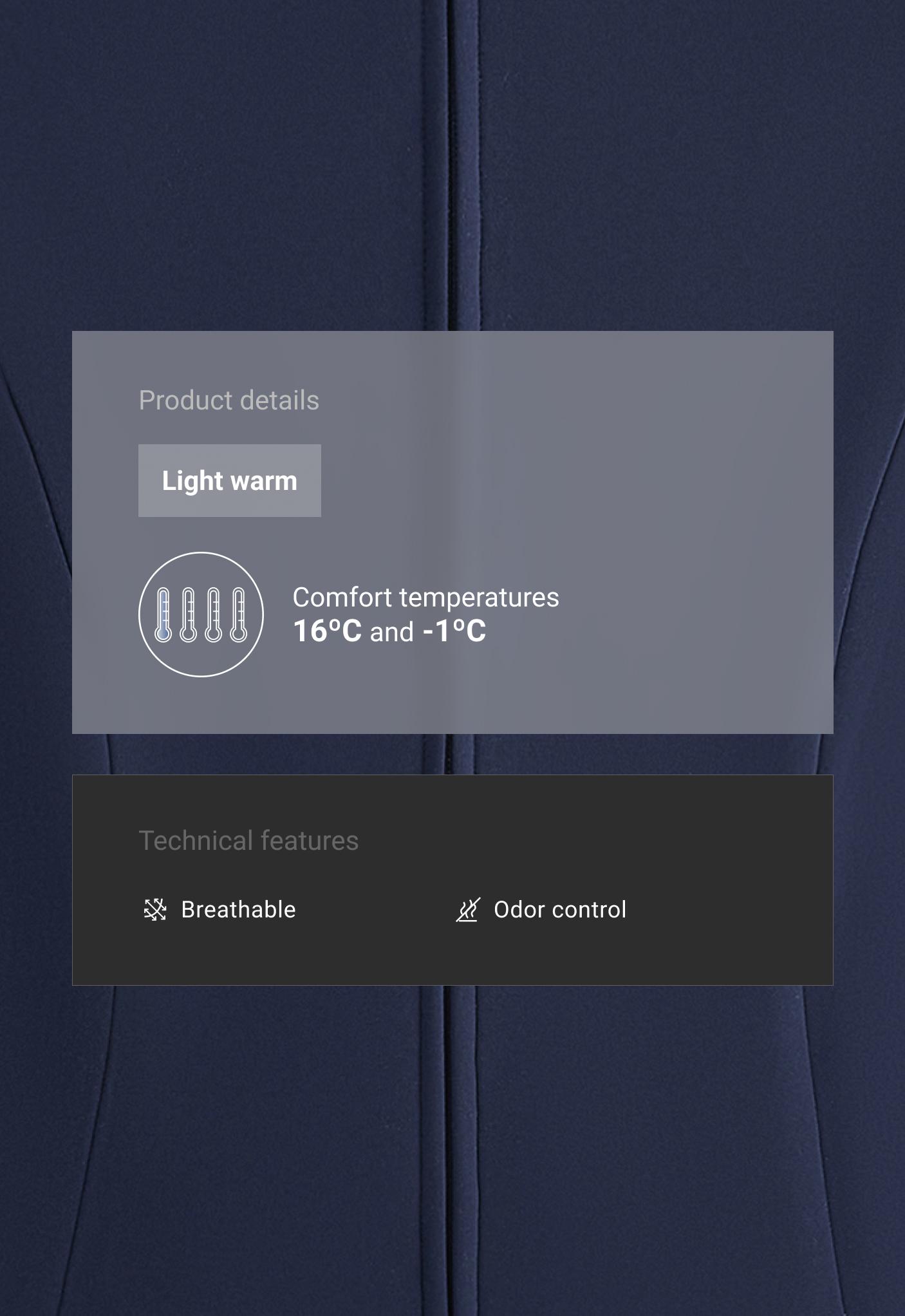 Technisch light warm jasje