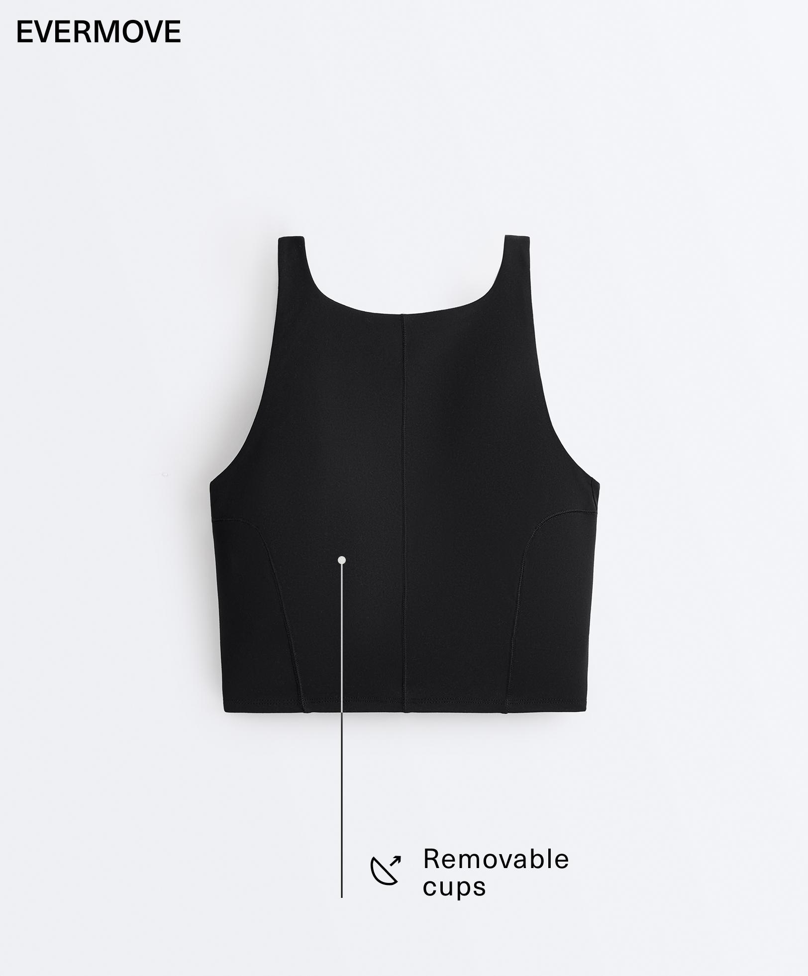 Evermove tank top with straps — BLACK