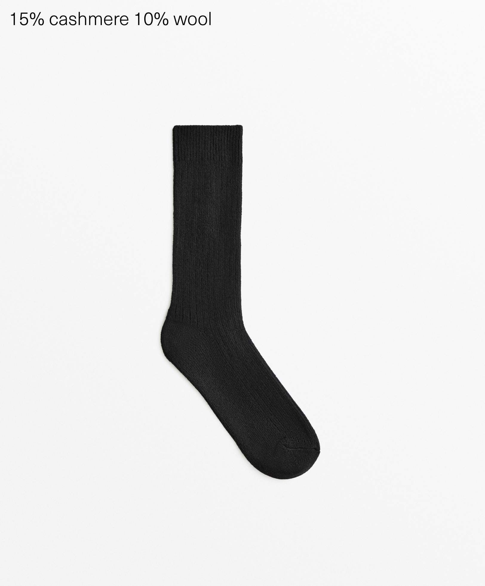 Classic socks in 15% cashmere 10% wool
