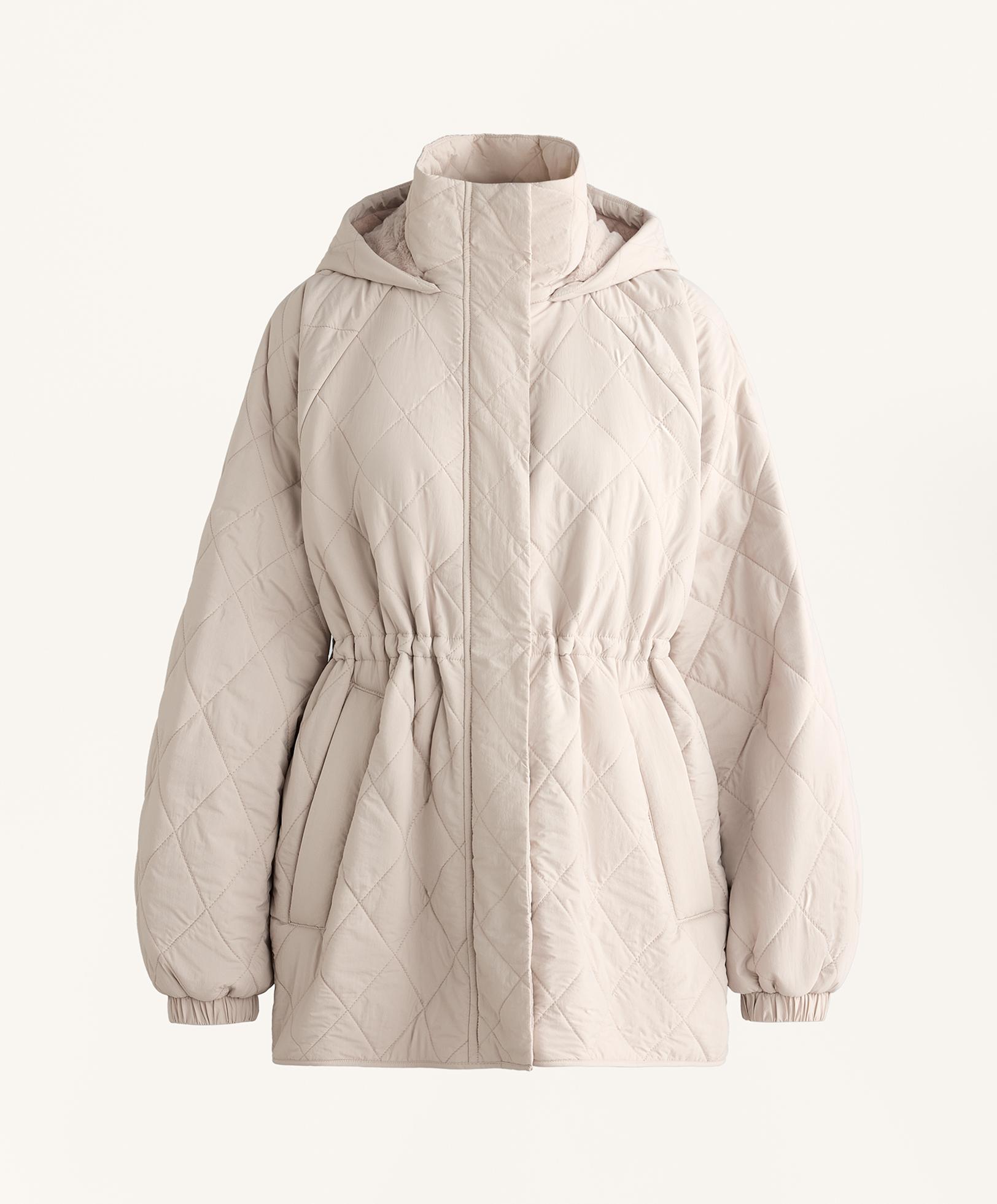 FELLEX® AEROGEL long padded jacket — PALE MINK
