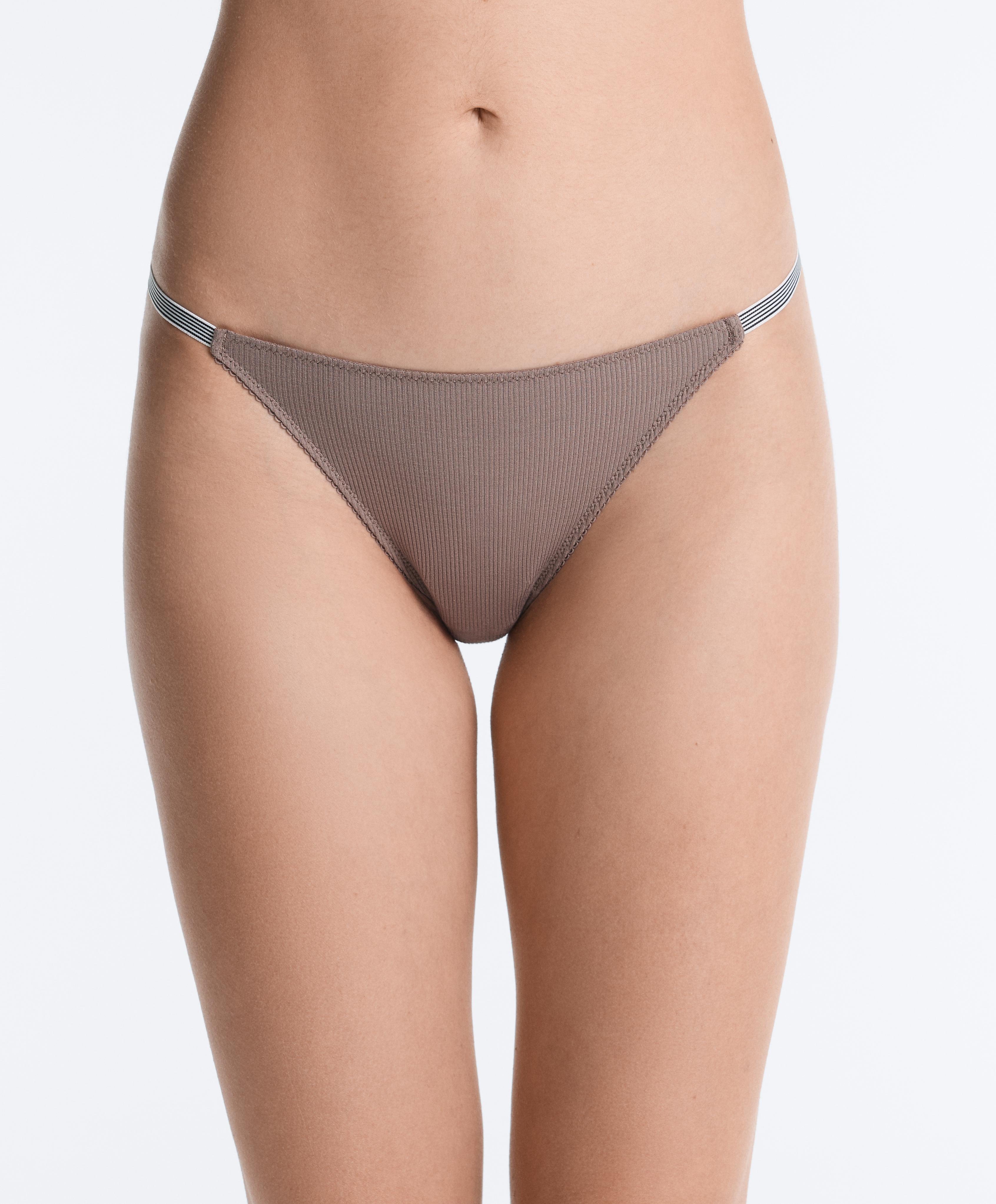 3 rib cotton classic briefs — LIME GREEN