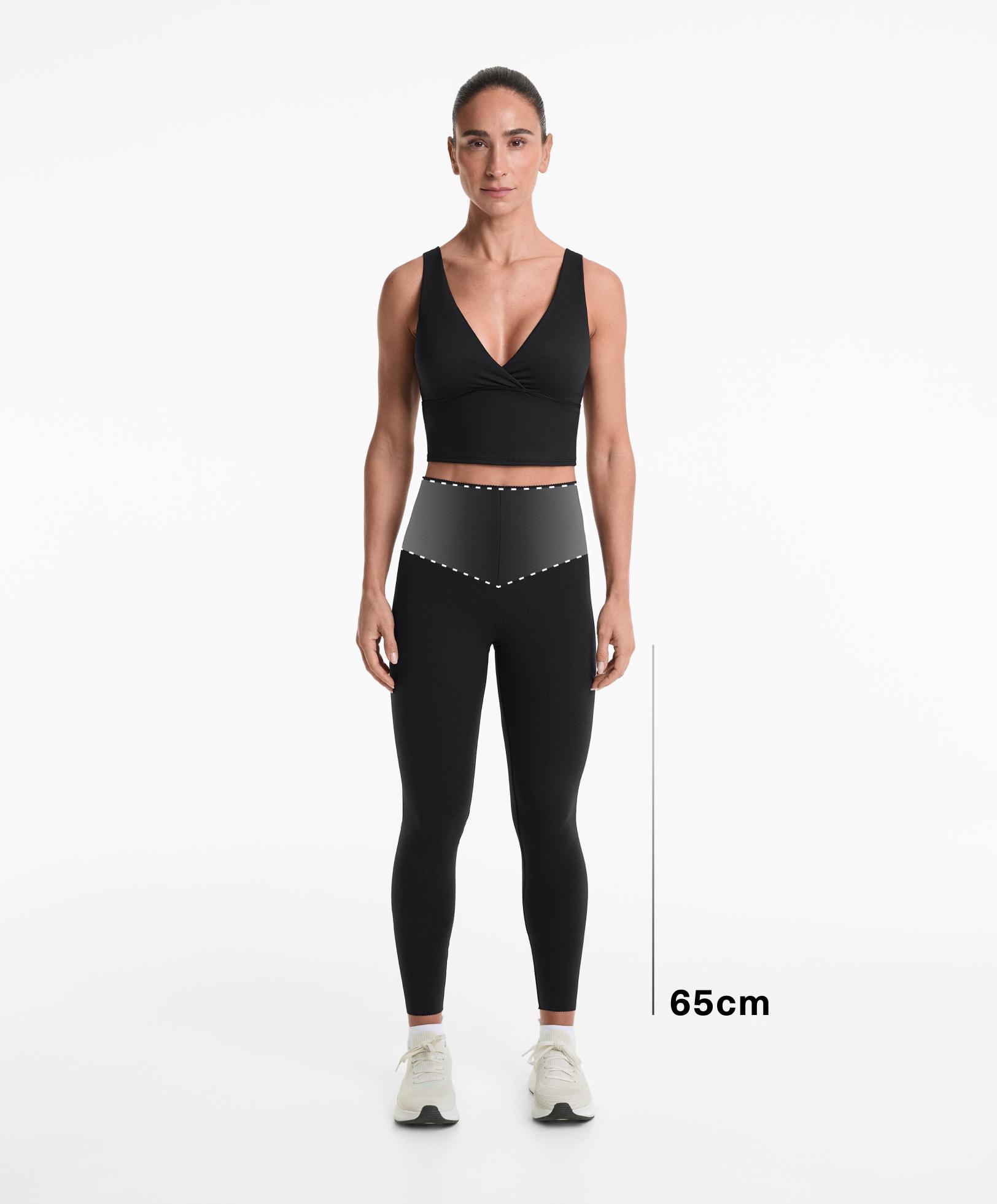 Black extra-compressive core control total look