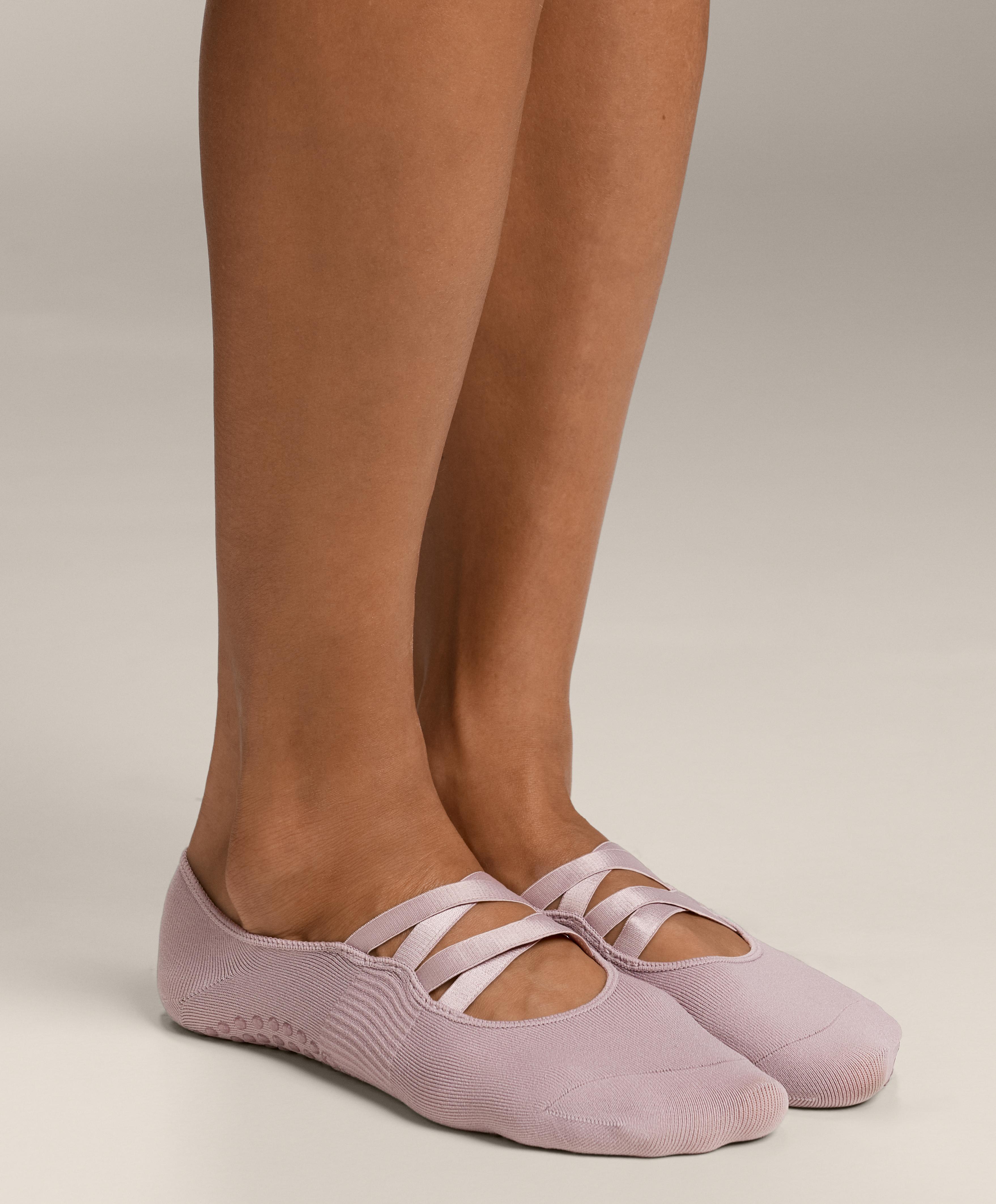 2 زوج من الجوارب لليوغا والبيلاتس ممزوجان بالبولي أميد بأشرطة مزدوجة - تنزيلات 2 زوج من الجوارب لليوغا والبيلاتس ممزوجان بالبولي أميد بأشرطة مزدوجة - تنزيلات