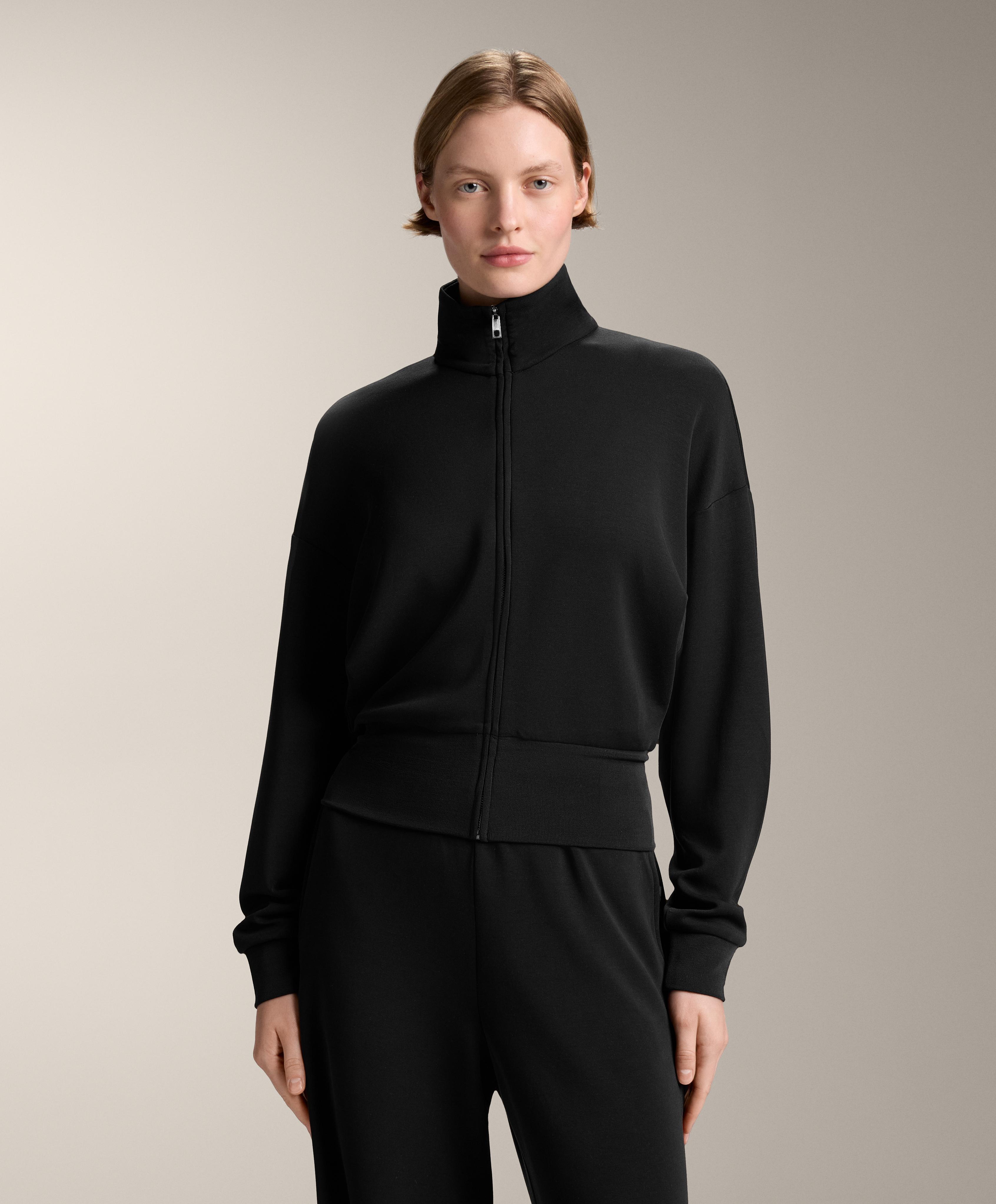 Jacke mit Stehkragen und Modal mit weicher Haptik