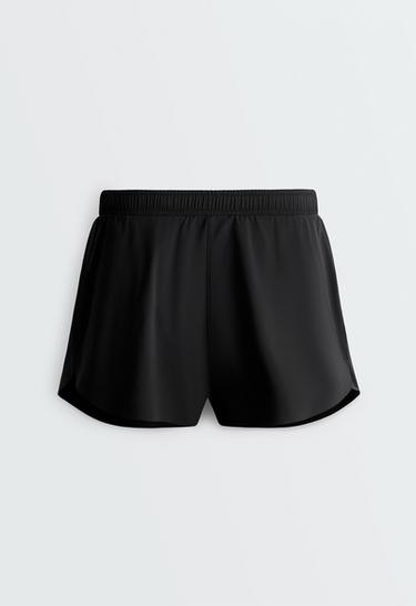 6cm mid-rise technical shorts — BLACK 7