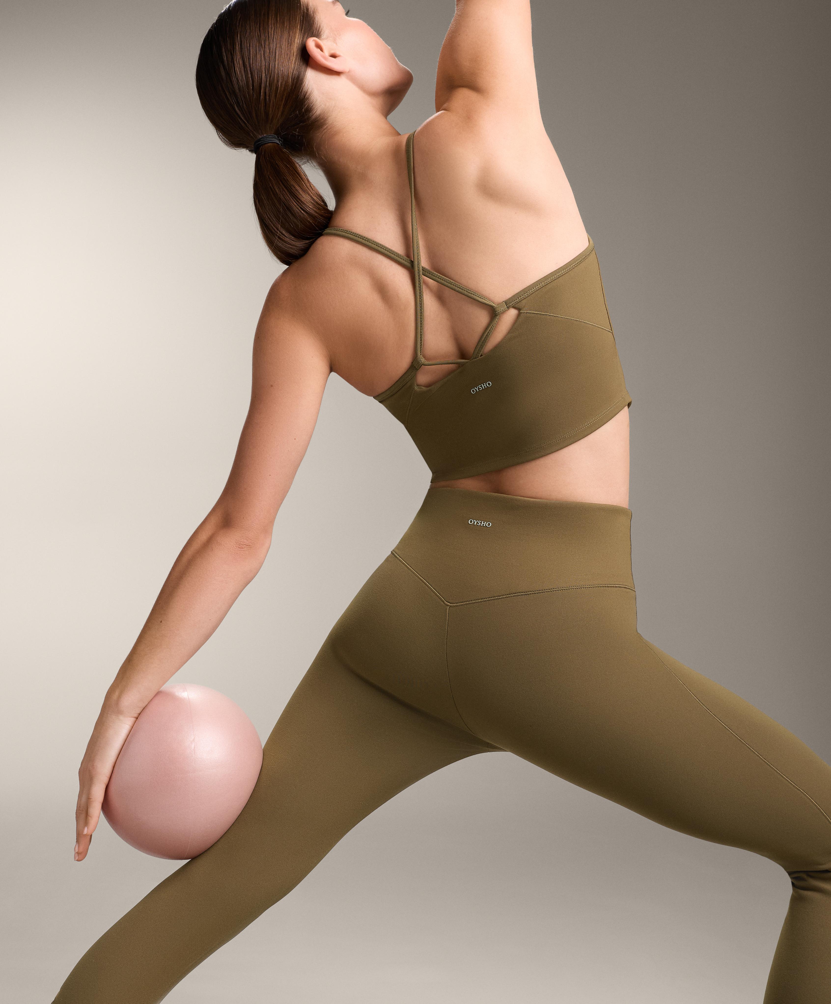Evermove high-rise ankle-length leggings — OLIVE GREEN