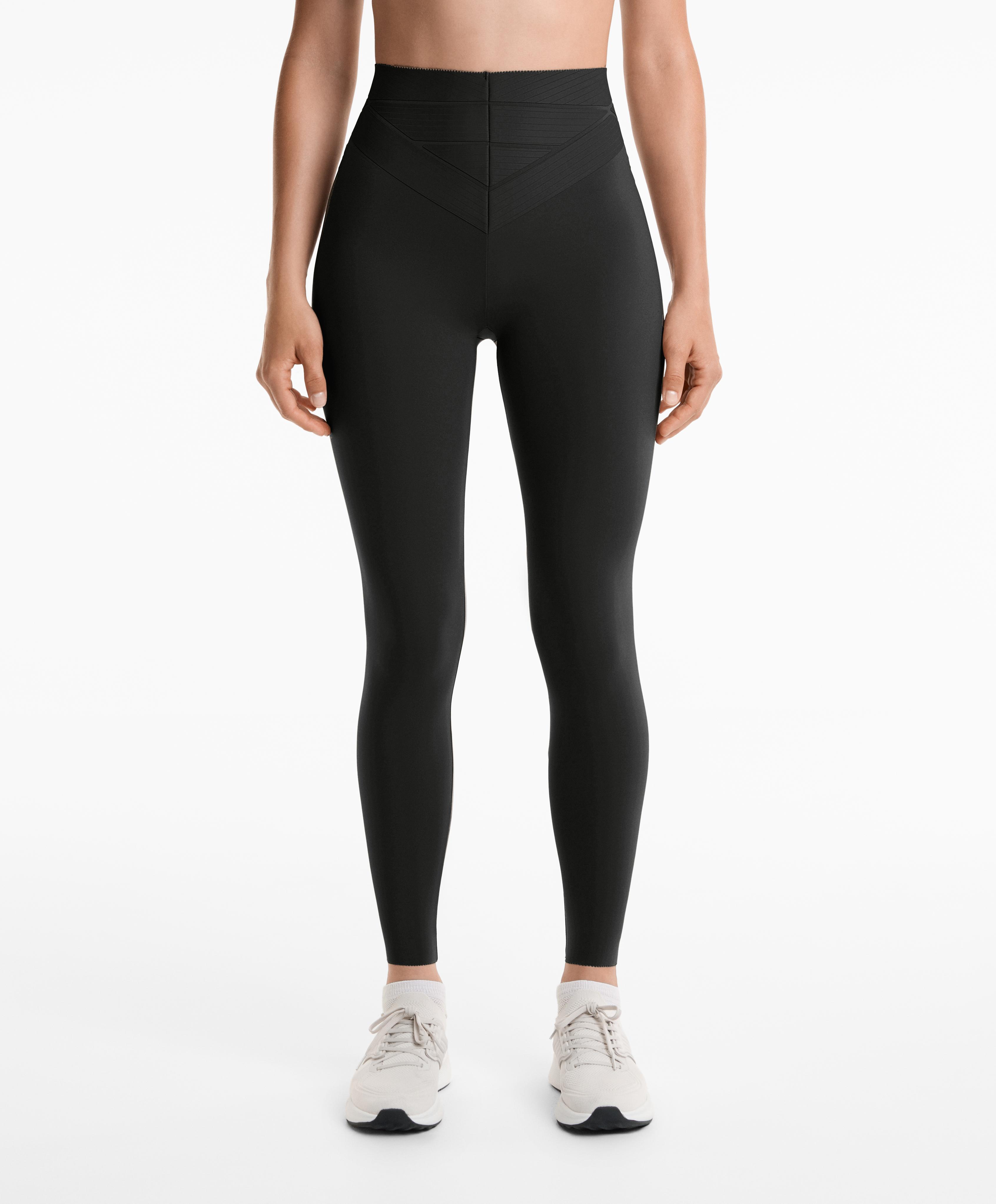 Compressive core control block high rise 65cm ankle-length leggings Compressive core control block high rise 65cm ankle-length leggings