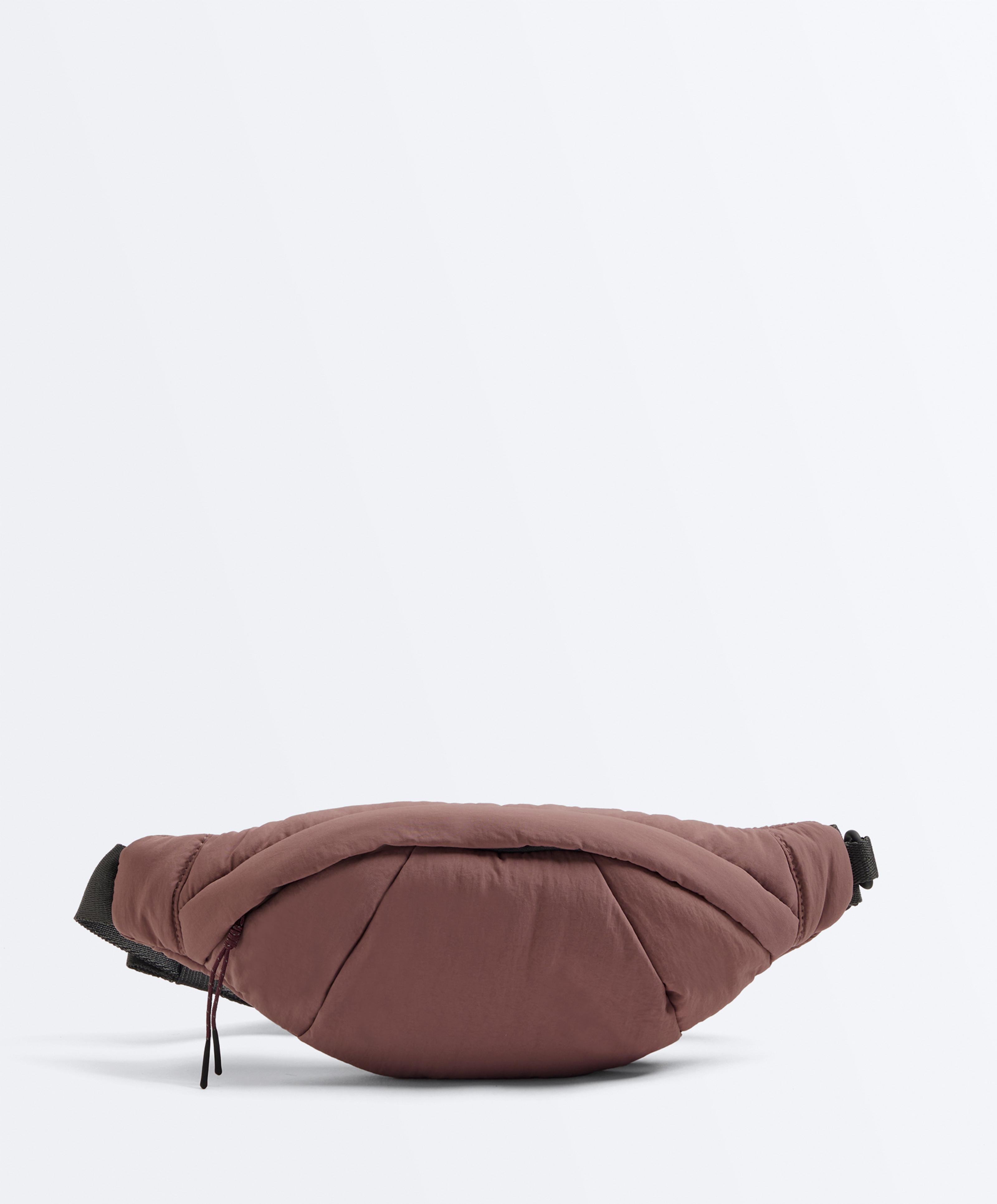 Water-repellent nylon belt bag — MAUVE