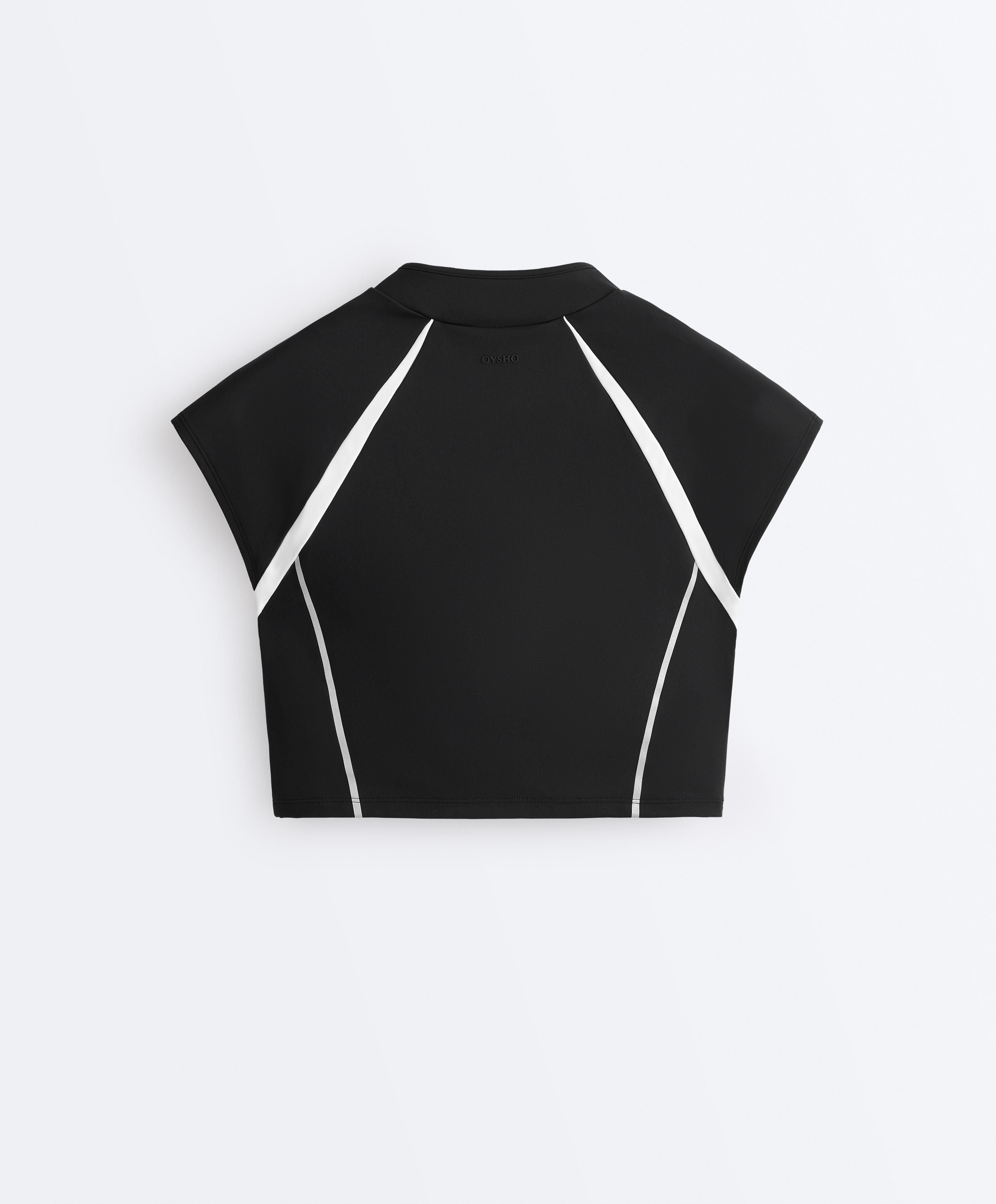 Reflective Compressive Tank top — BLACK