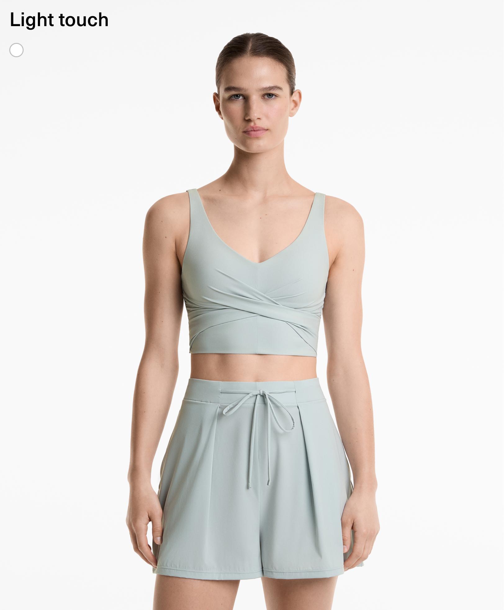 Light Touch crossover tank top
