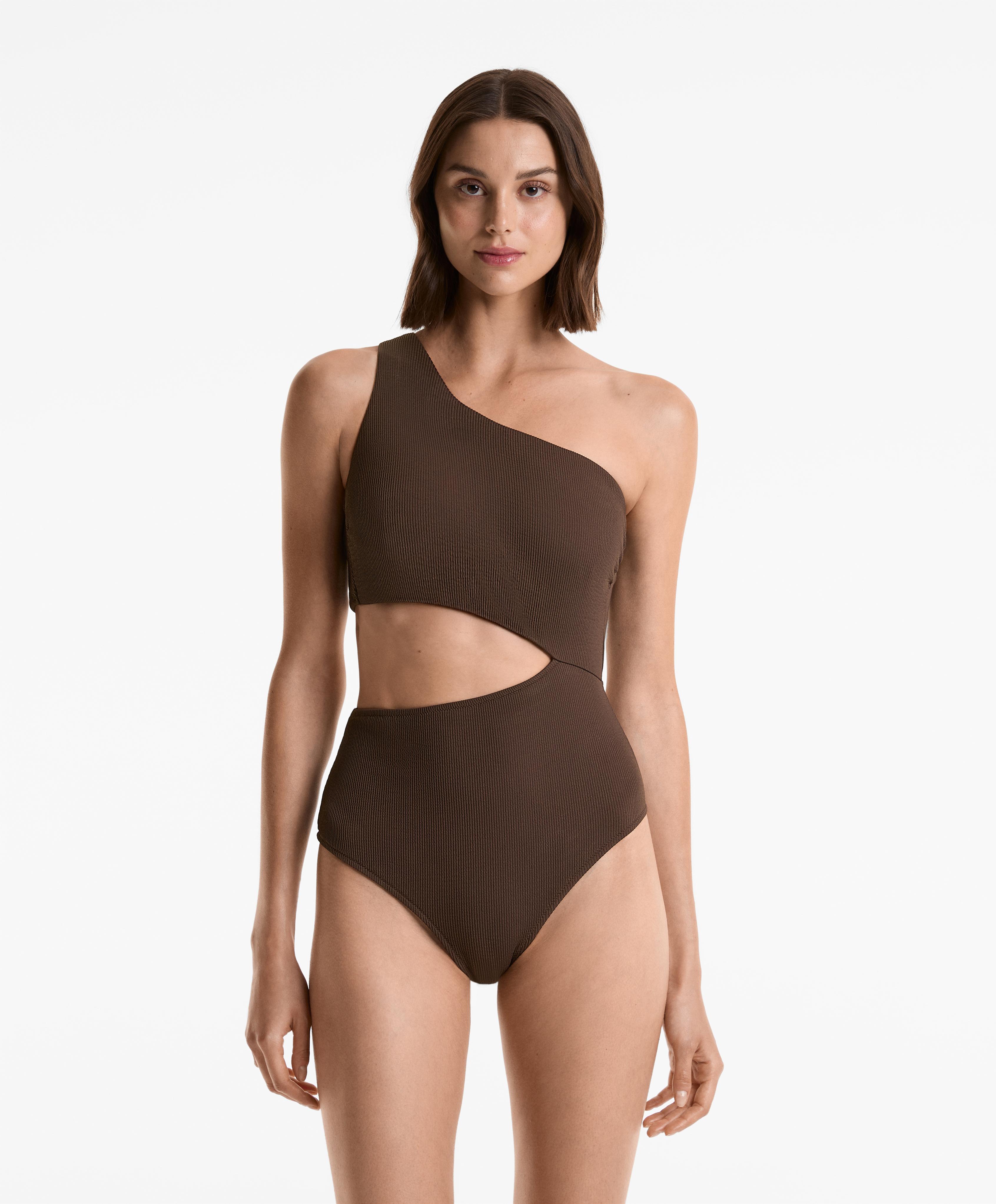 Rib asymmetric trikini