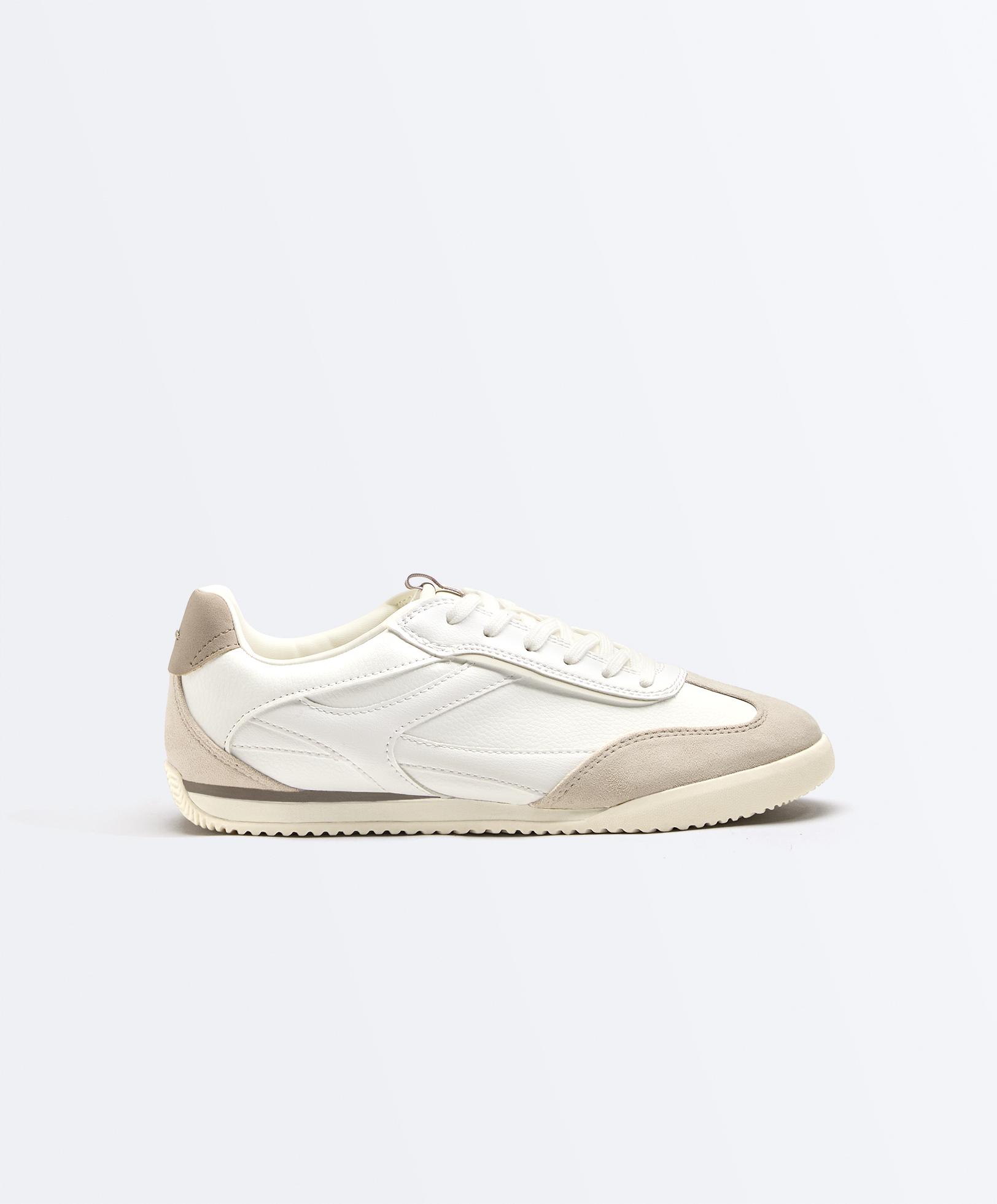 Retro-style trainers — WHITE