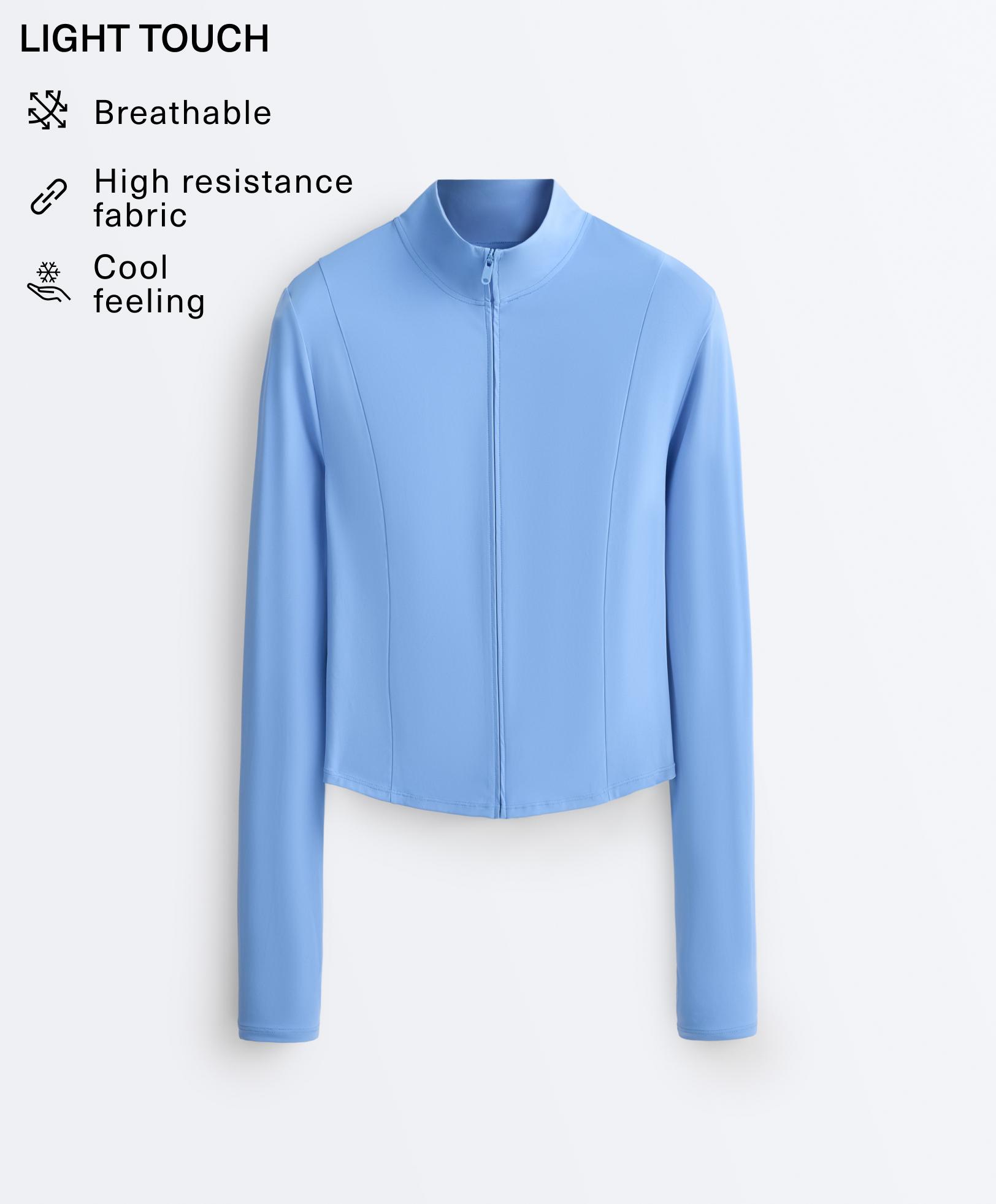 Short Light Touch technical jacket