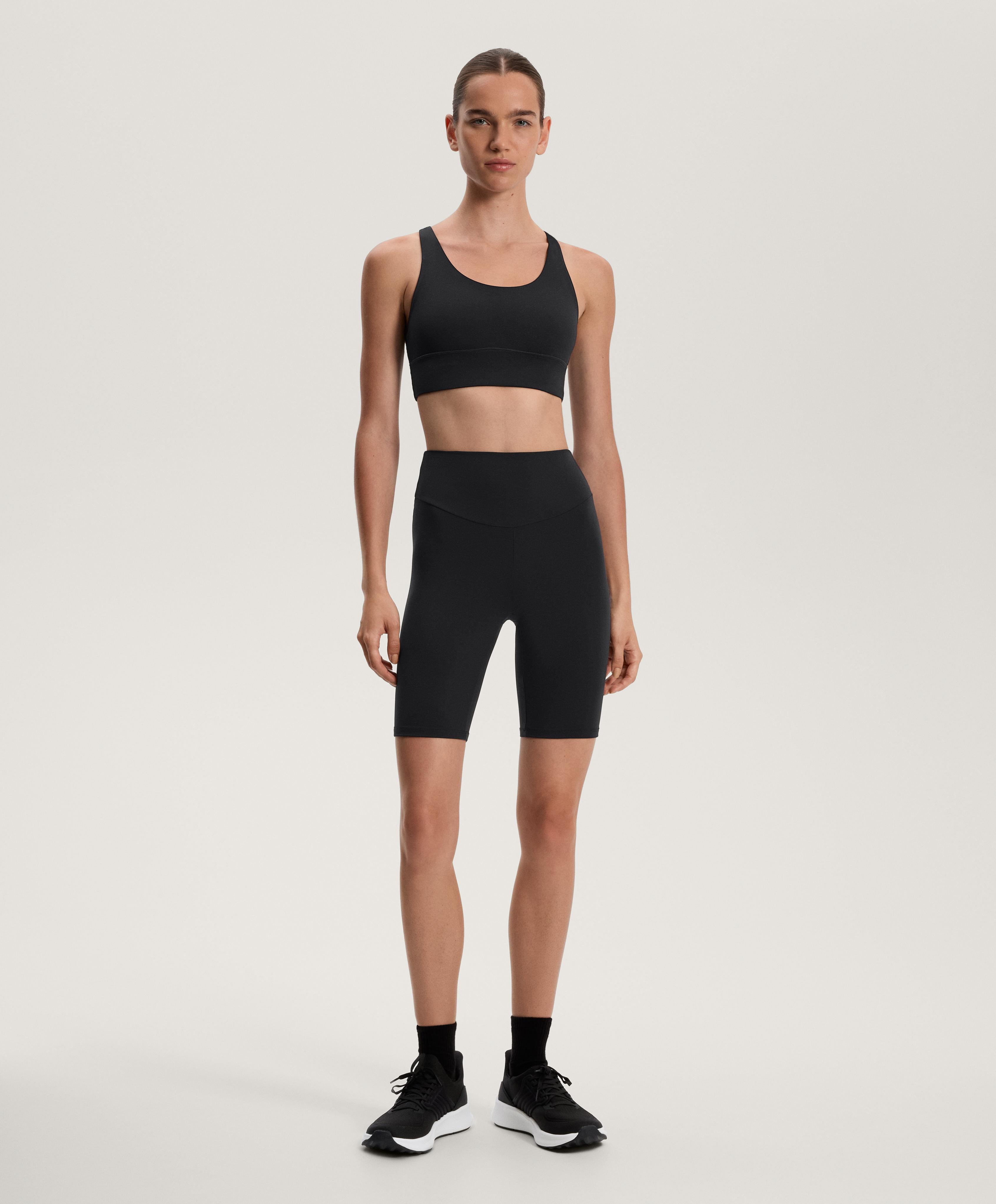 Black comfortlux biker total look 25cm with bra