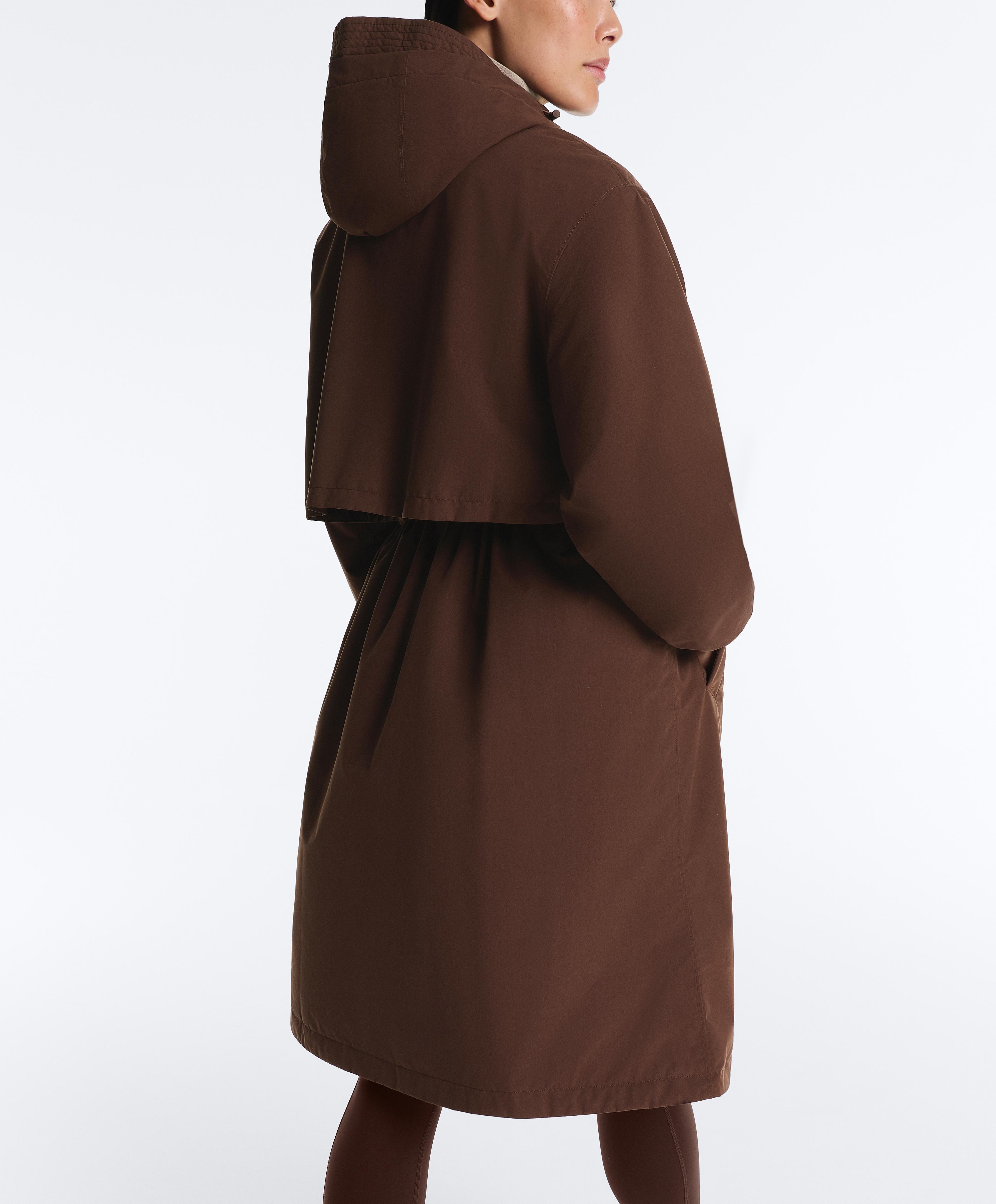 FELLEX® with AEROGEL 10k waterproof long padded jacket — BROWN