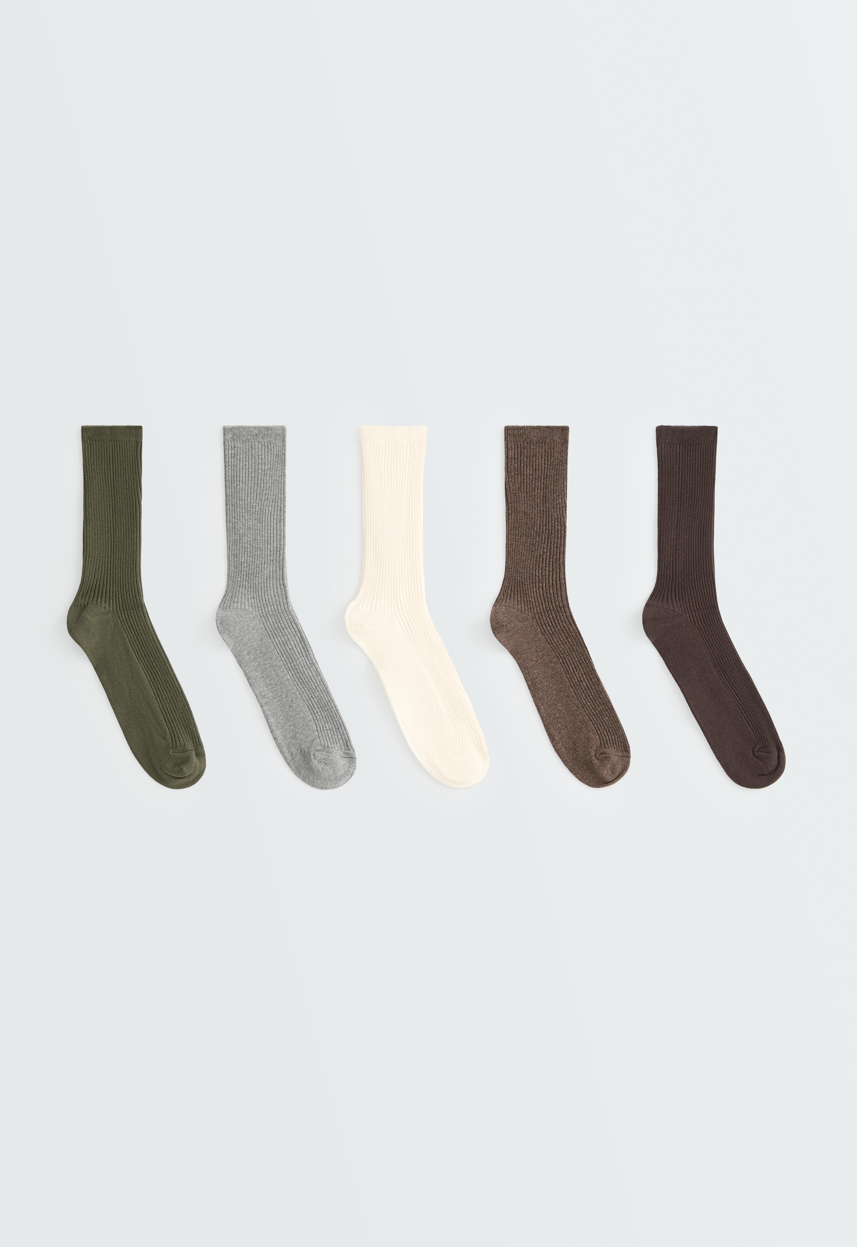 5 pares de calcetines classic mezcla algodón