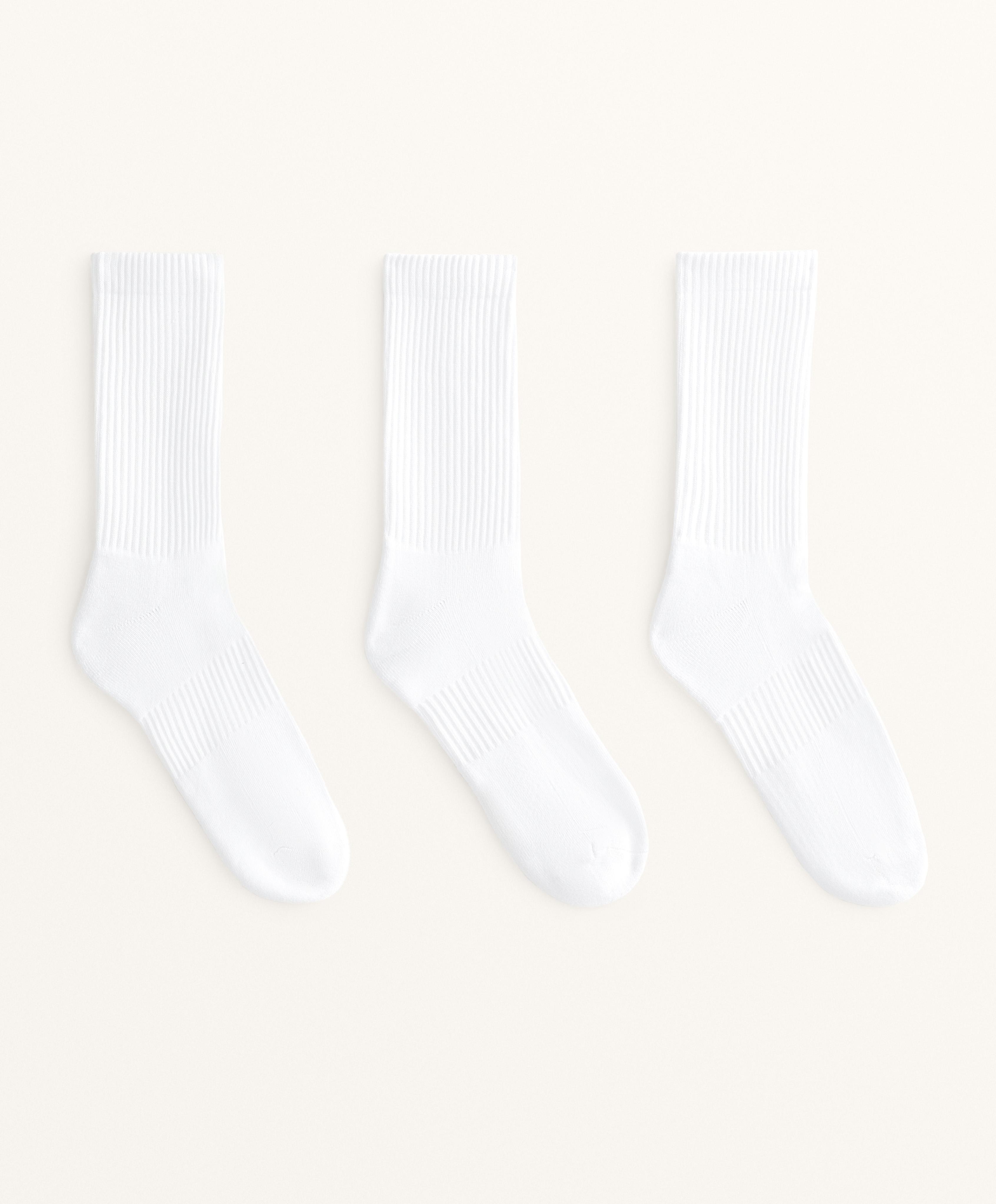 3 пари класичних спортивних шкарпеток з бавовняної суміші 3 пари класичних спортивних шкарпеток з бавовняної суміші