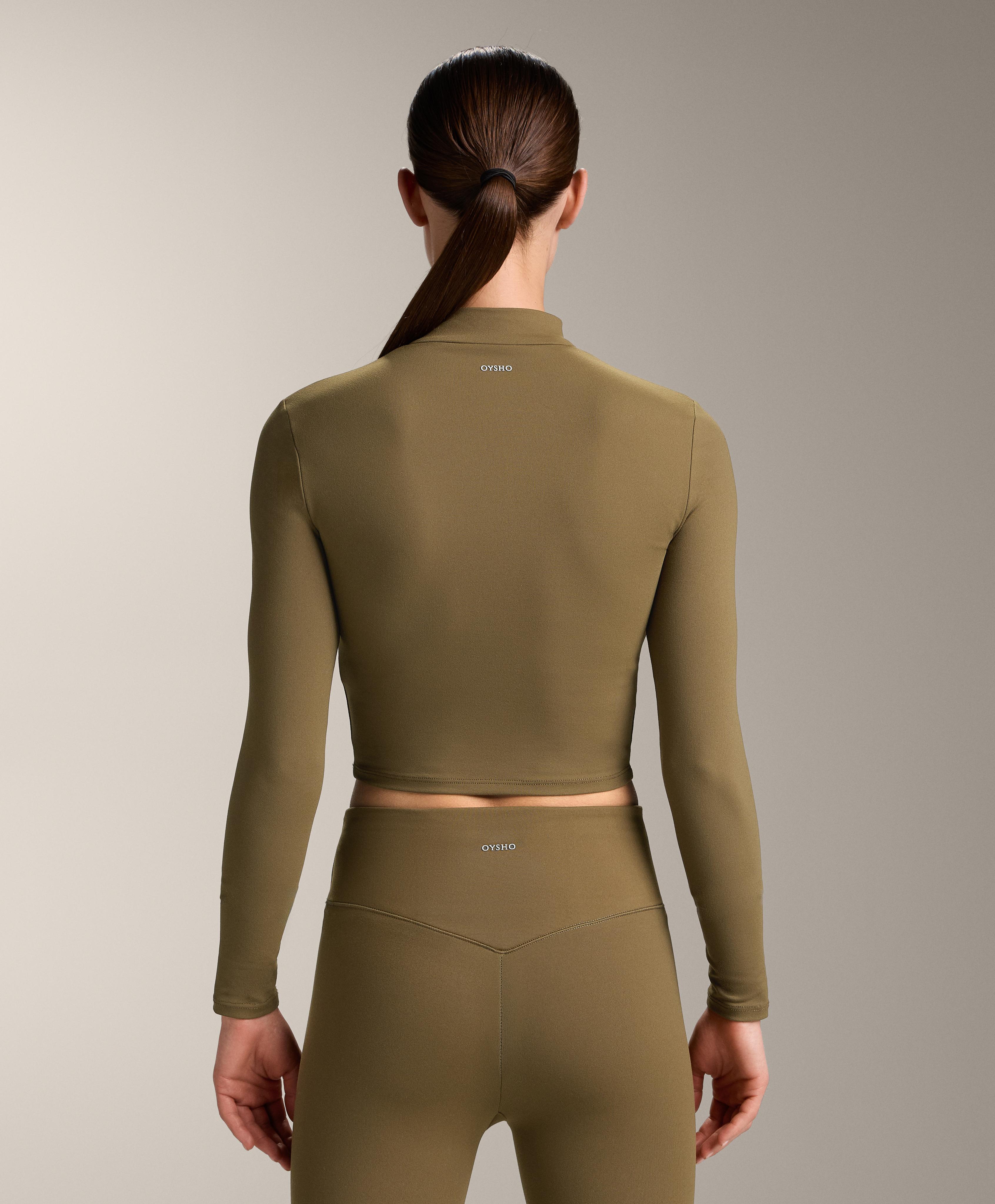Evermove long sleeve tank top — OLIVE GREEN