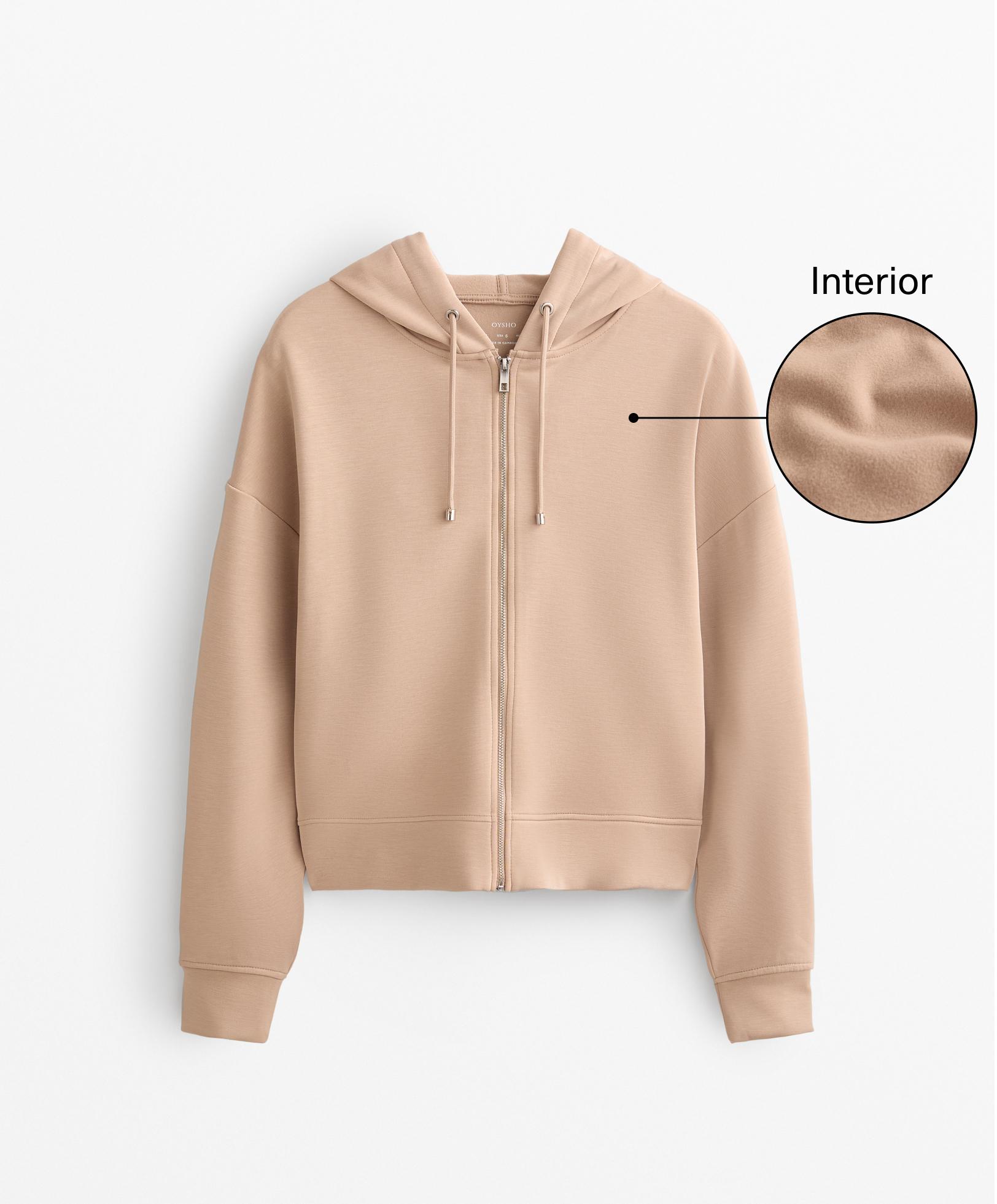 Veste avec modal au toucher doux brushed