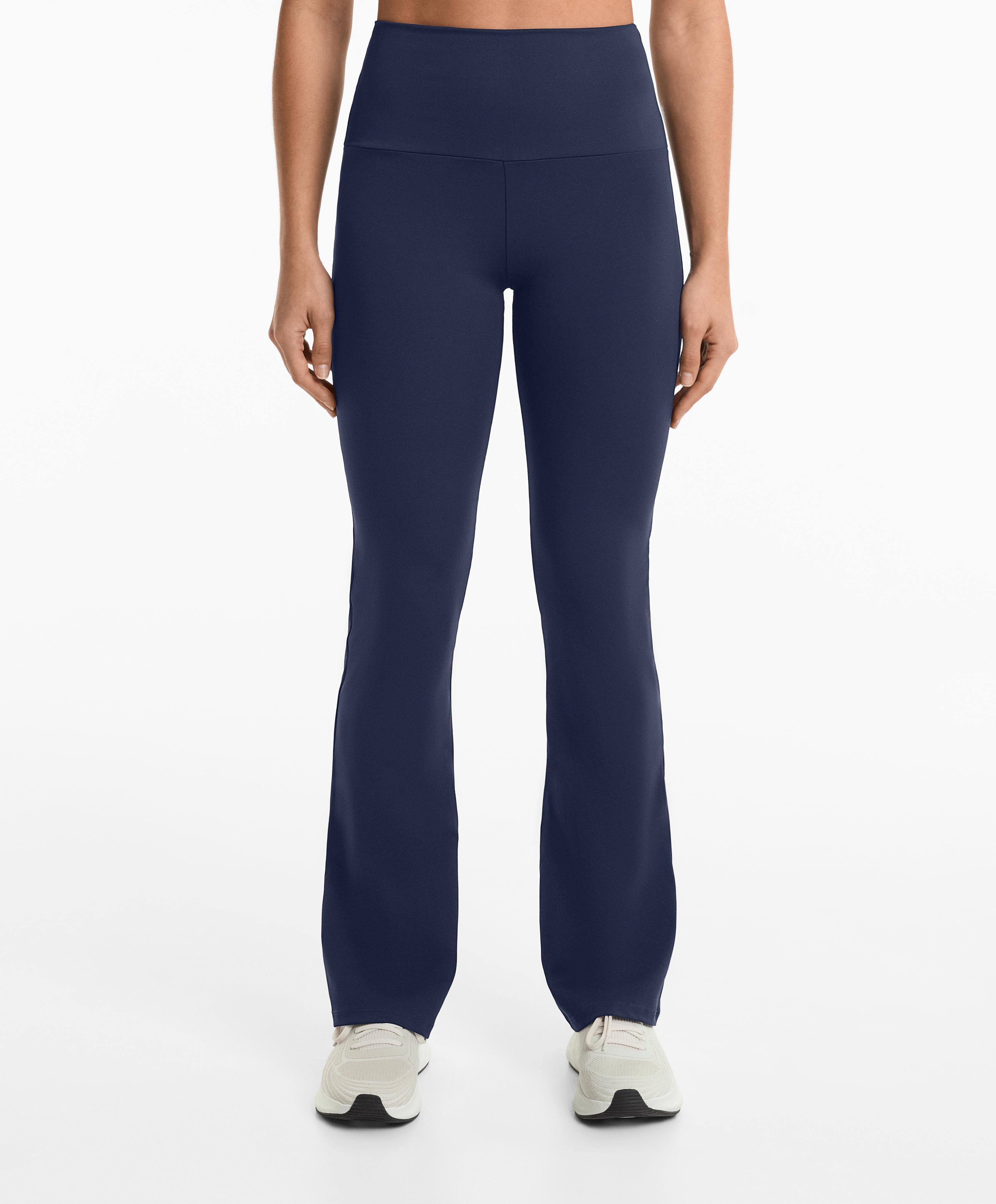 High-rise comfortlux flare trousers