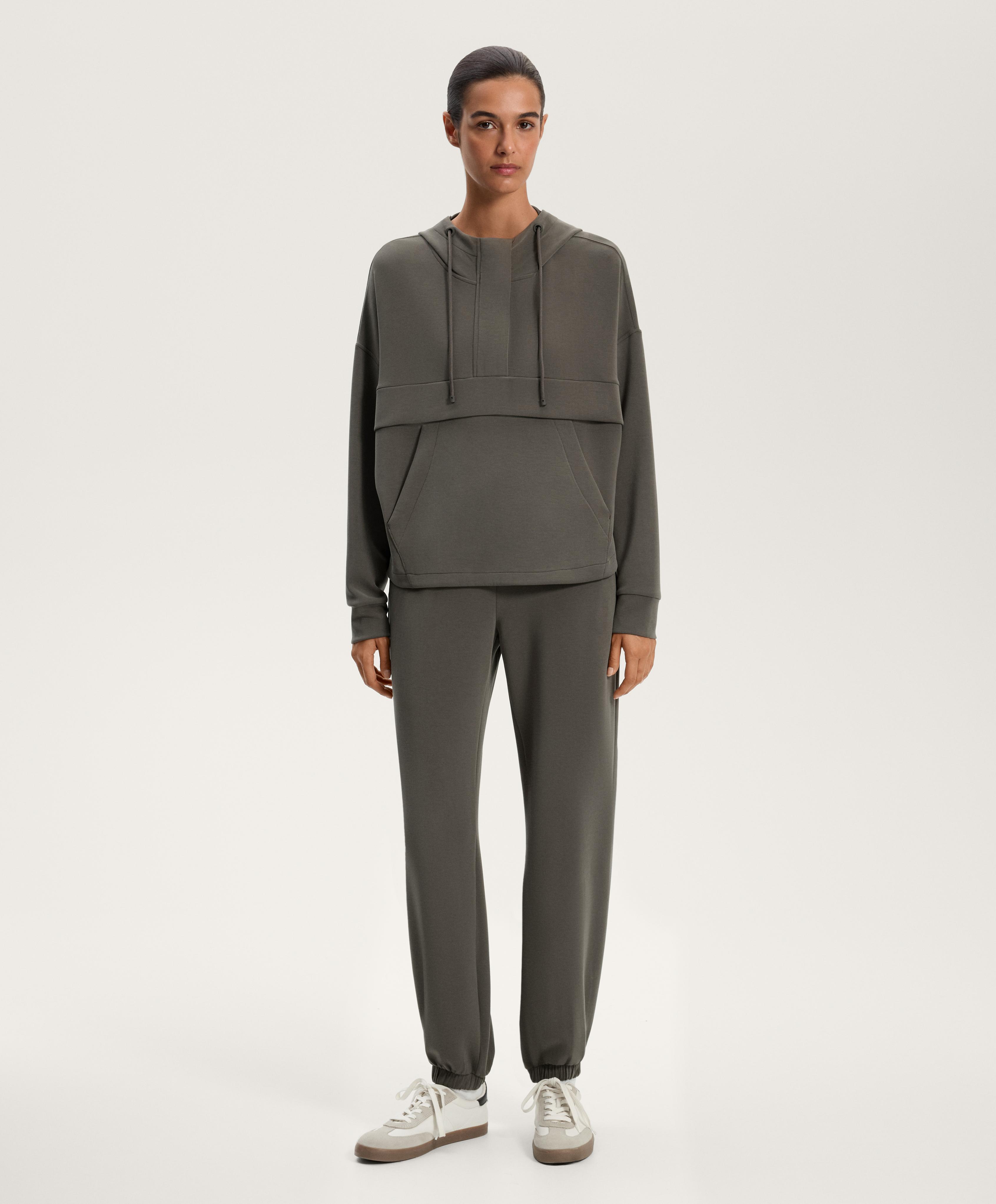 Total look jogger с модал, сив
