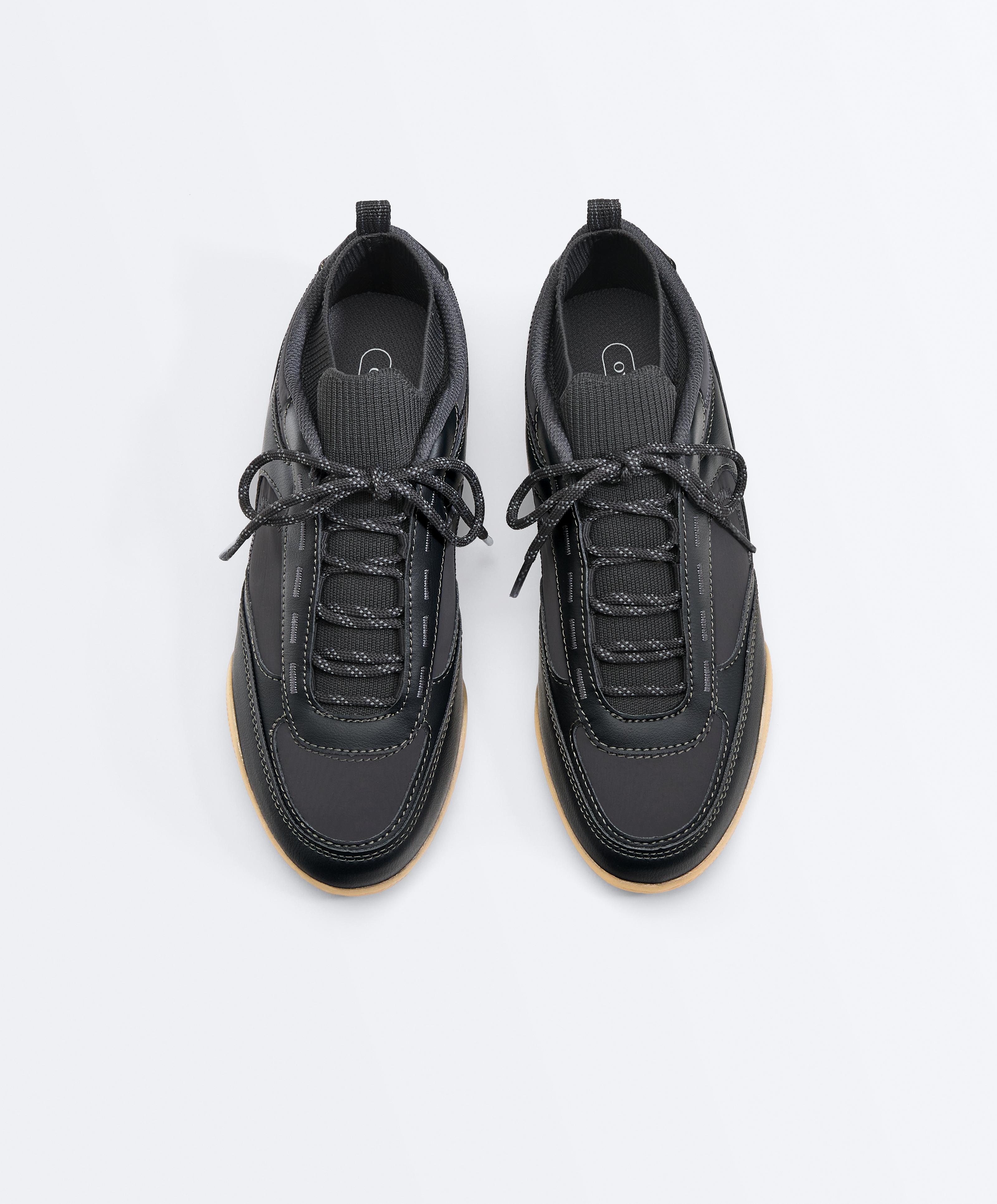 Sock-style trainers — BLACK