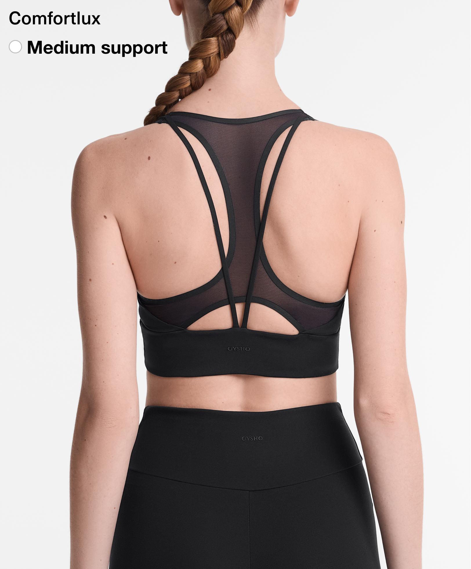 Sport-BH Comfortlux mit mittlerem Halt und Mesh