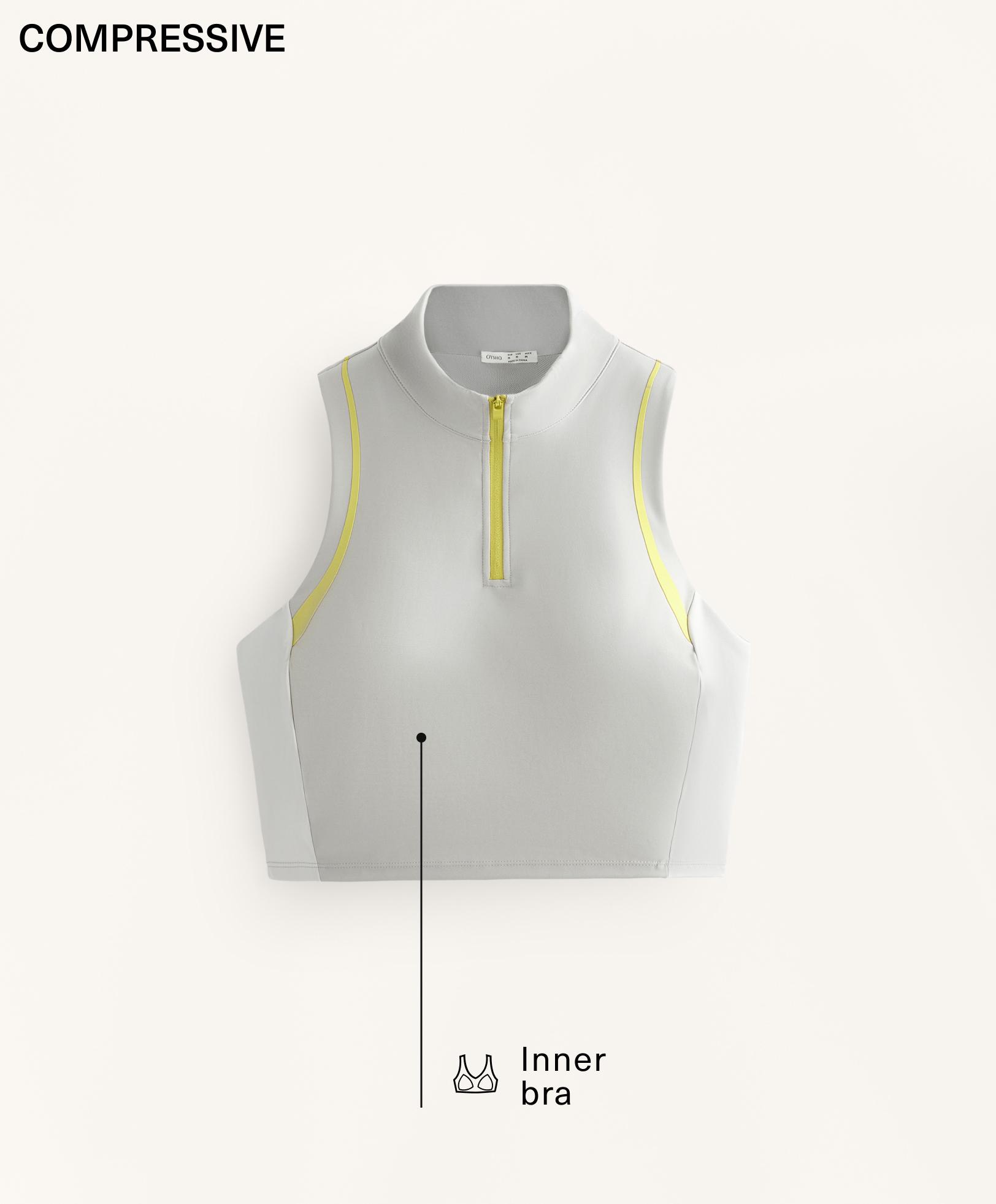 Compressive block tank top