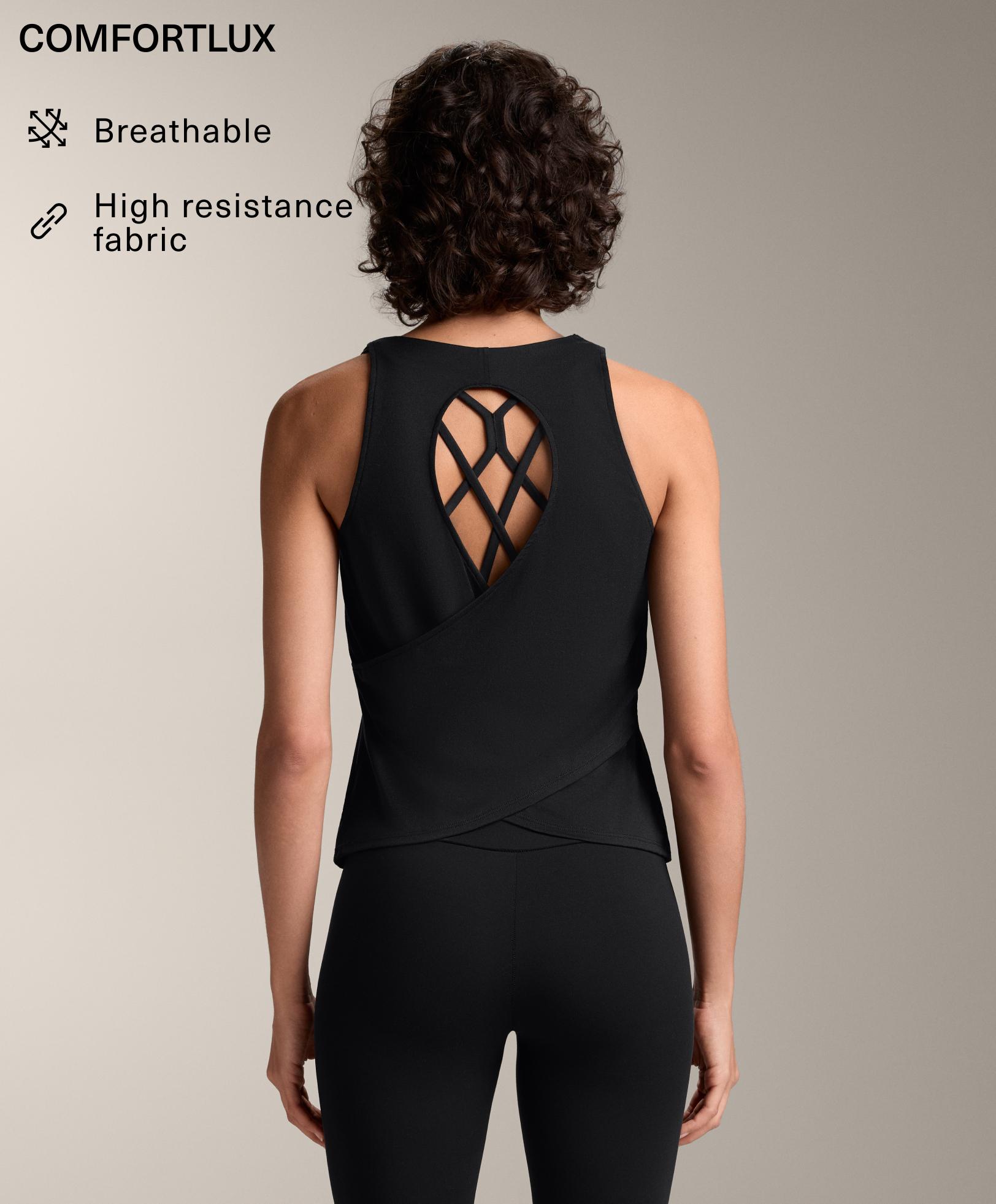 Cross-back comfortlux T-shirt