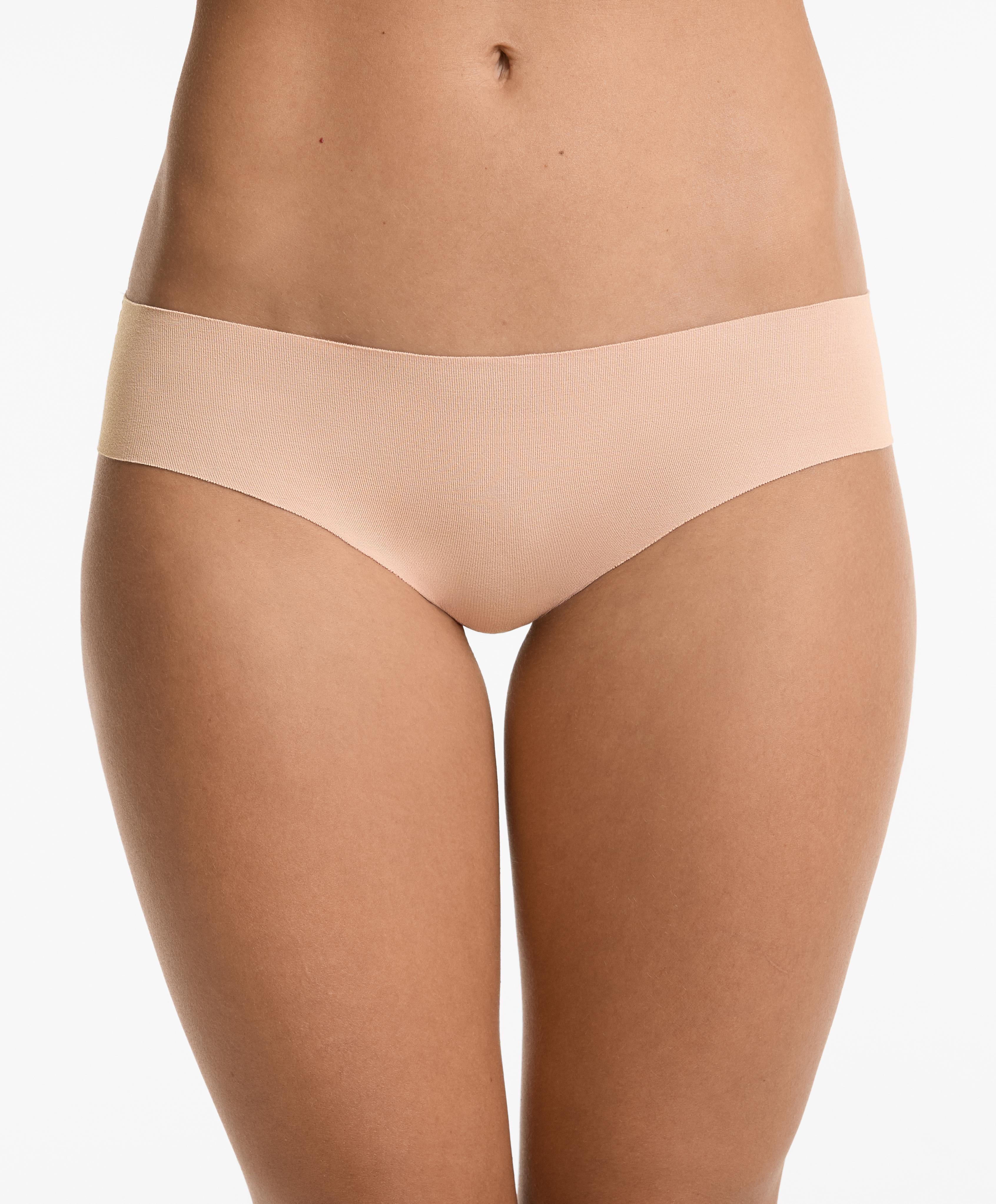 3 бесшовных трусов бразилиана из смесового хлопка - Распродажа 3 бесшовных трусов бразилиана из смесового хлопка - Распродажа