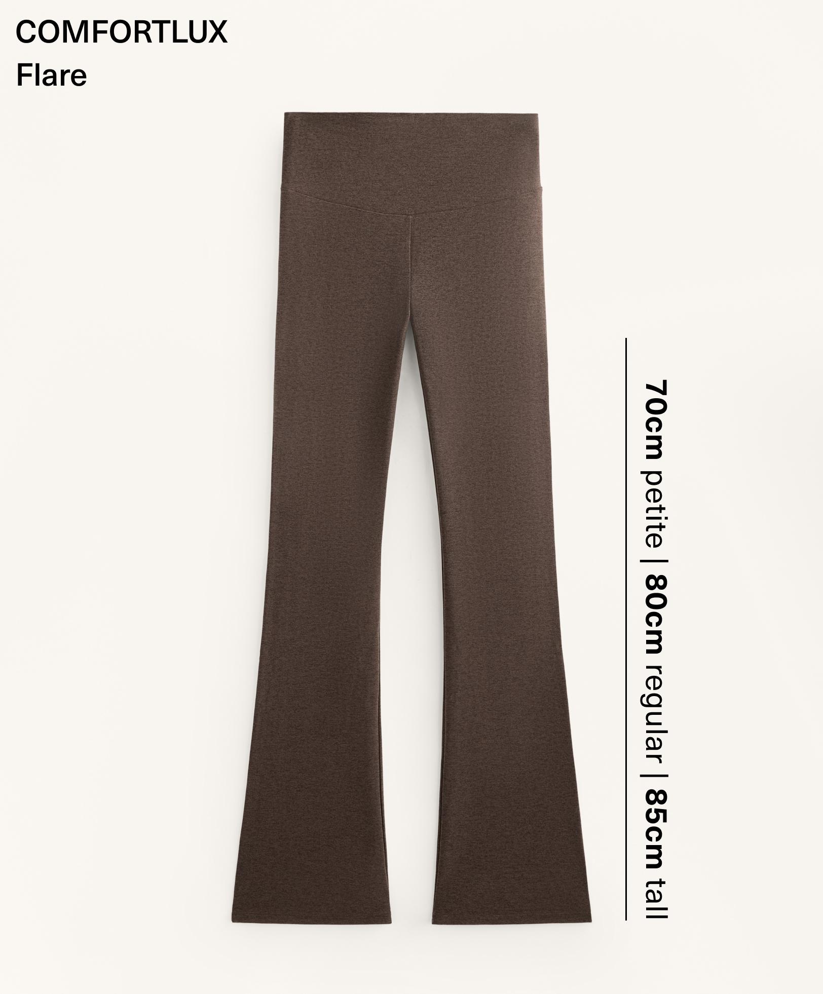 Comfortlux zvanveida bikses ar paaugstinātu jostasvietu